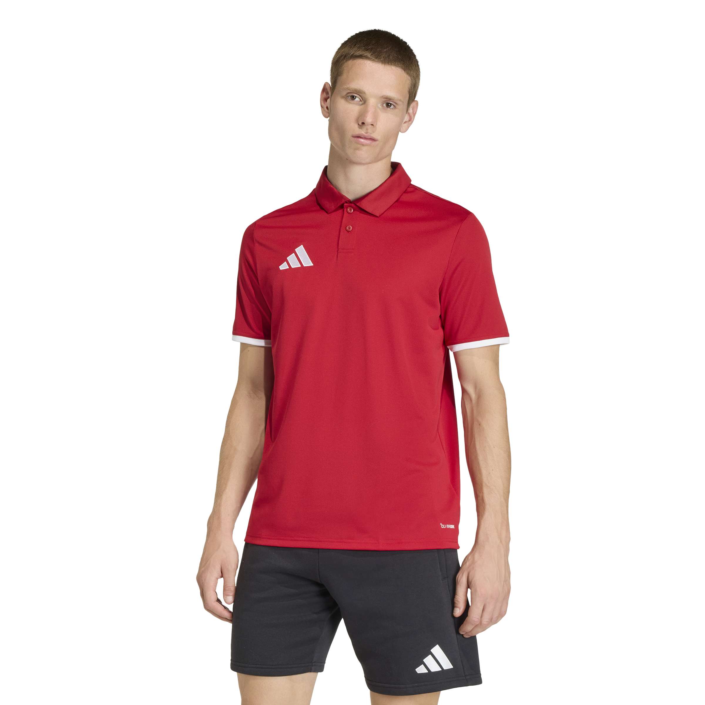 Adidas Entrada 26 Polo Rood Wit Adidas Entrada 26 Polo Rood Wit