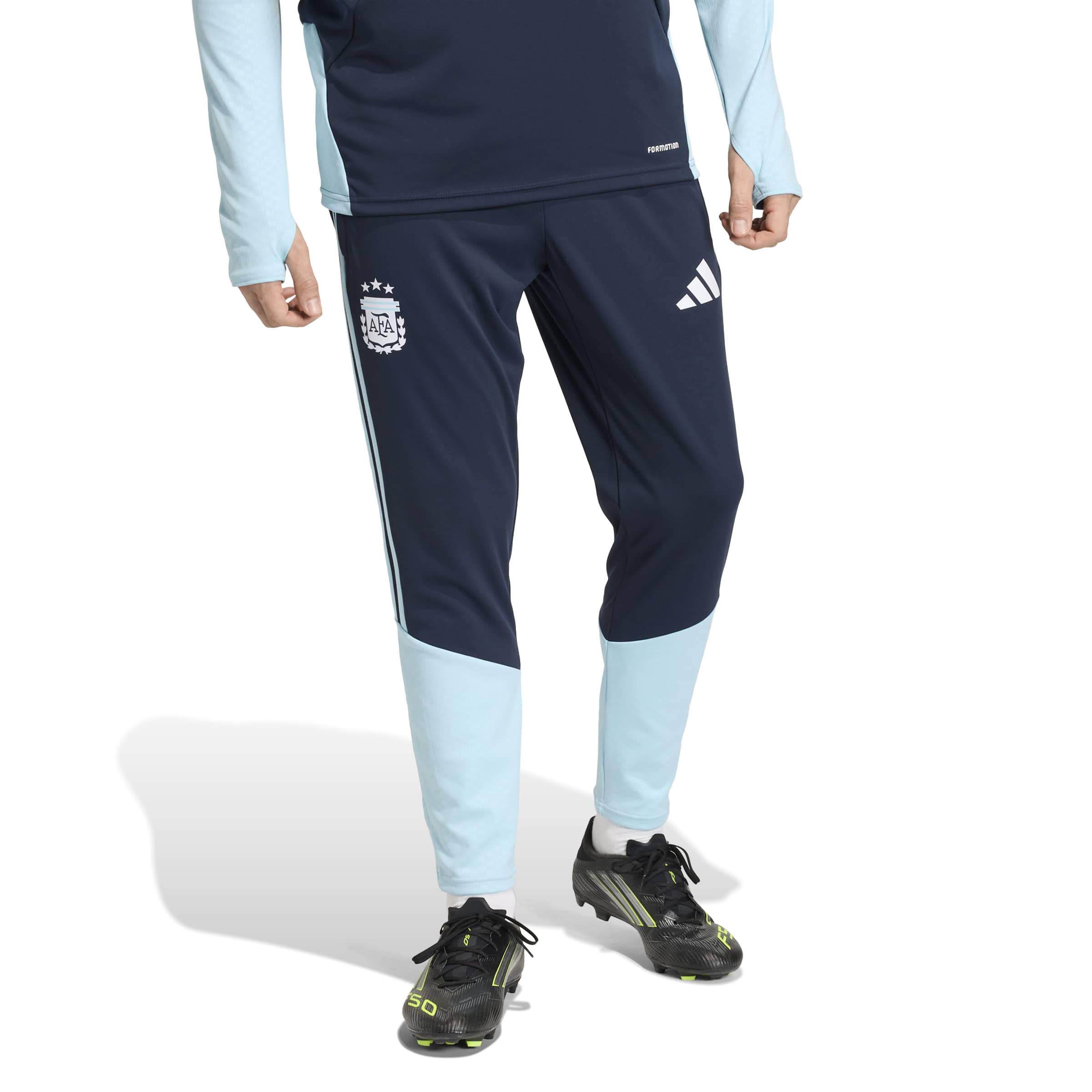 Adidas Argentinië Trainingspak 1/4-Zip 2026-2028 Wit Donkerblauw Lichtblauw Adidas Argentinië Trainingspak 1/4-Zip 2026-2028 Wit Donkerblauw Lichtblauw - Afbeelding 7