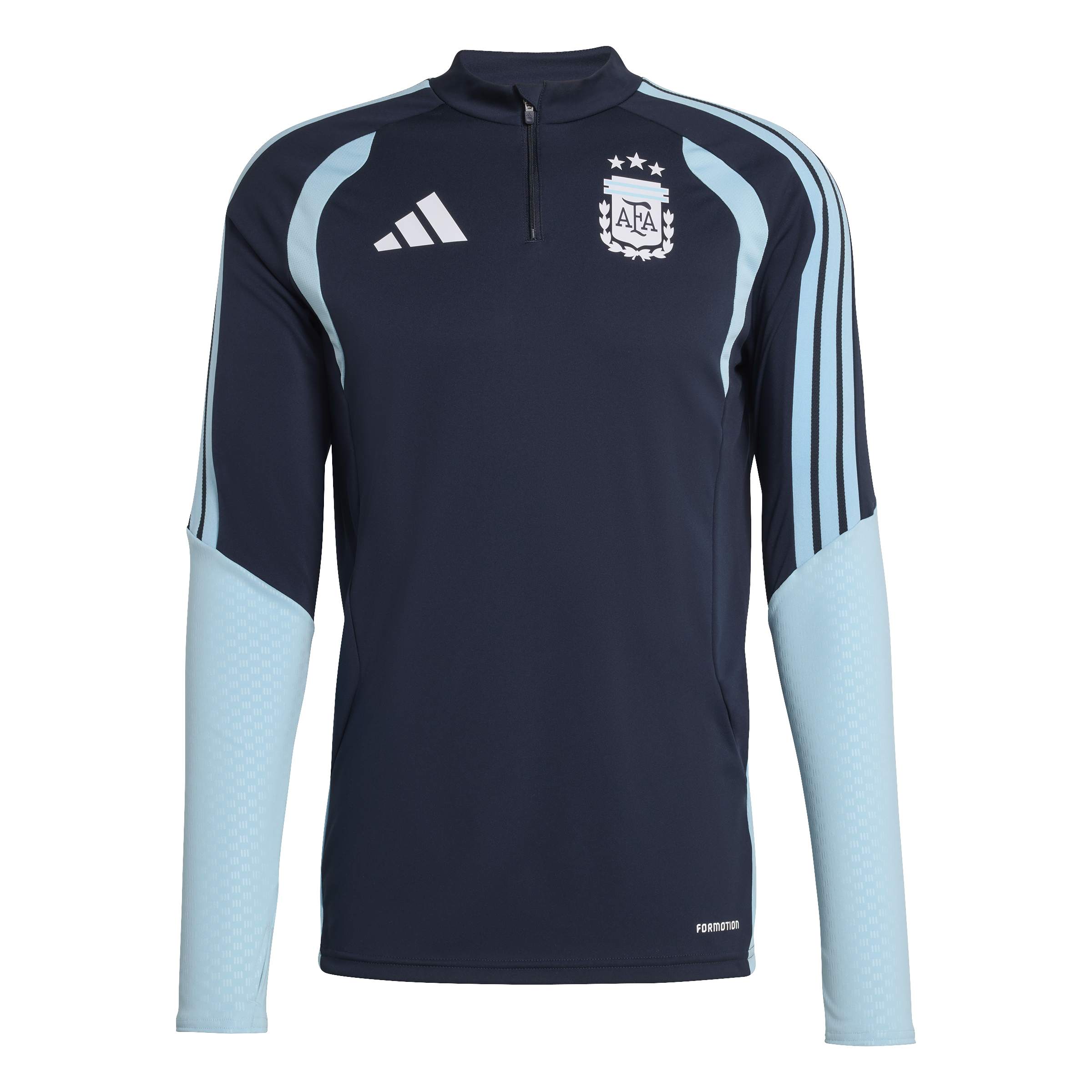 Adidas Argentinië Trainingstrui 1/4-Zip 2026-2028 Donkerblauw Lichtblauw Wit Adidas Argentinië Trainingstrui 1/4-Zip 2026-2028 Donkerblauw Lichtblauw Wit - Afbeelding 7