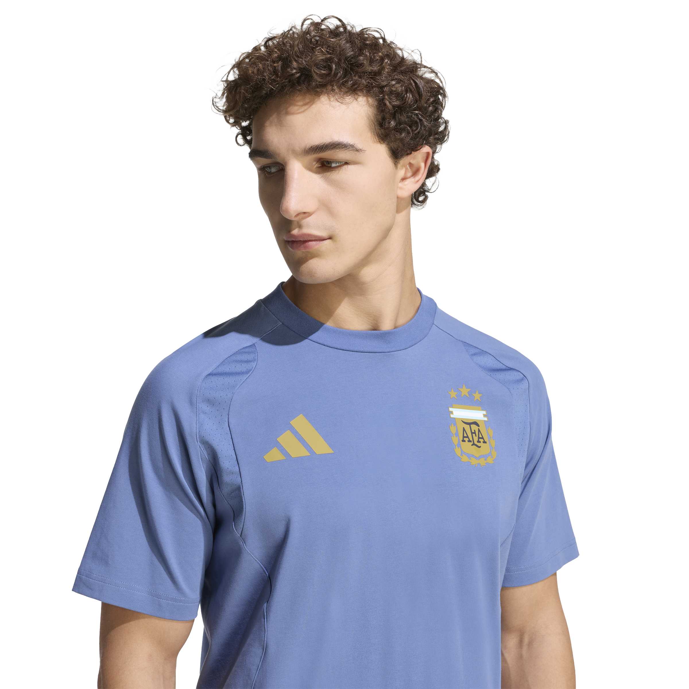 Adidas Argentinië Tiro Travel Set 2026-2028 Blauw Donkerblauw Goud Adidas Argentinië Tiro Travel Set 2026-2028 Blauw Donkerblauw Goud - Afbeelding 5