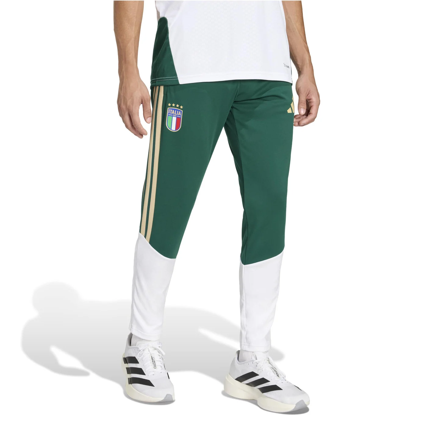 Adidas Italië Trainingsbroek 2026-2028 Groen Wit Goud Adidas Italië Trainingsbroek 2026-2028 Groen Wit Goud