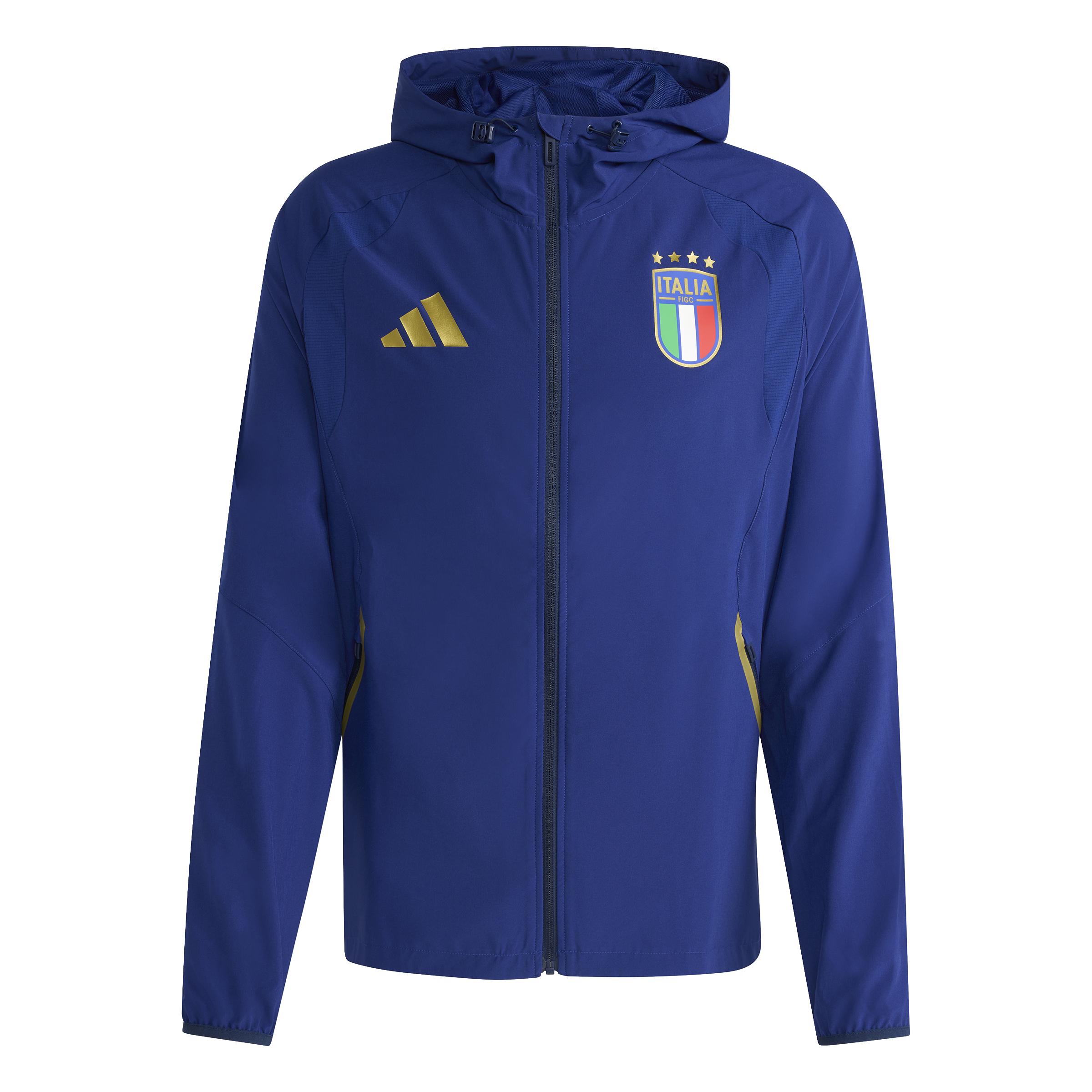 Adidas Italië Tiro Travel Trainingsjack 2026-2028 Blauw Goud Adidas Italië Tiro Travel Trainingsjack 2026-2028 Blauw Goud - foto 6