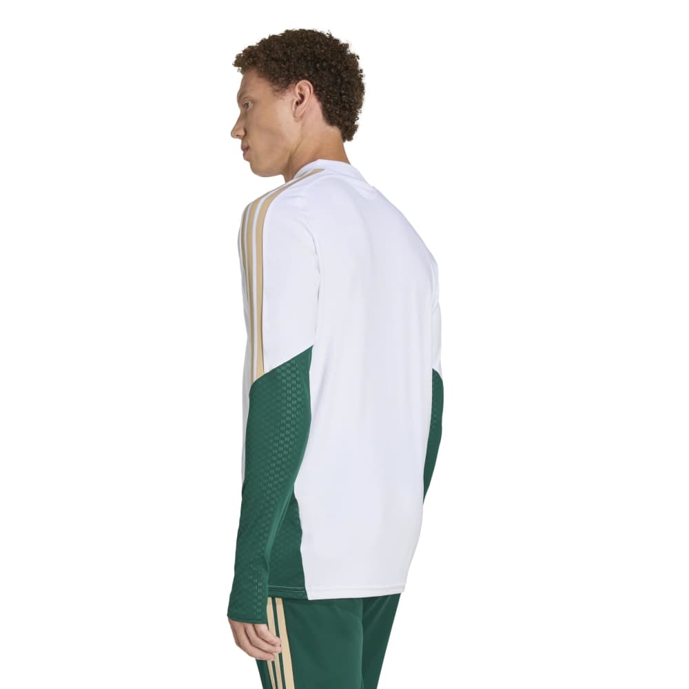 Adidas Italië Trainingstrui 1/4-Zip 2026-2028 Wit Groen Goud Adidas Italië Trainingstrui 1/4-Zip 2026-2028 Wit Groen Goud - foto 2