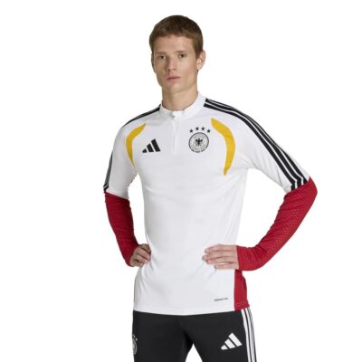 Adidas Duitsland Trainingspak 1/4-Zip 2026-2028 Wit Zwart - foto 3