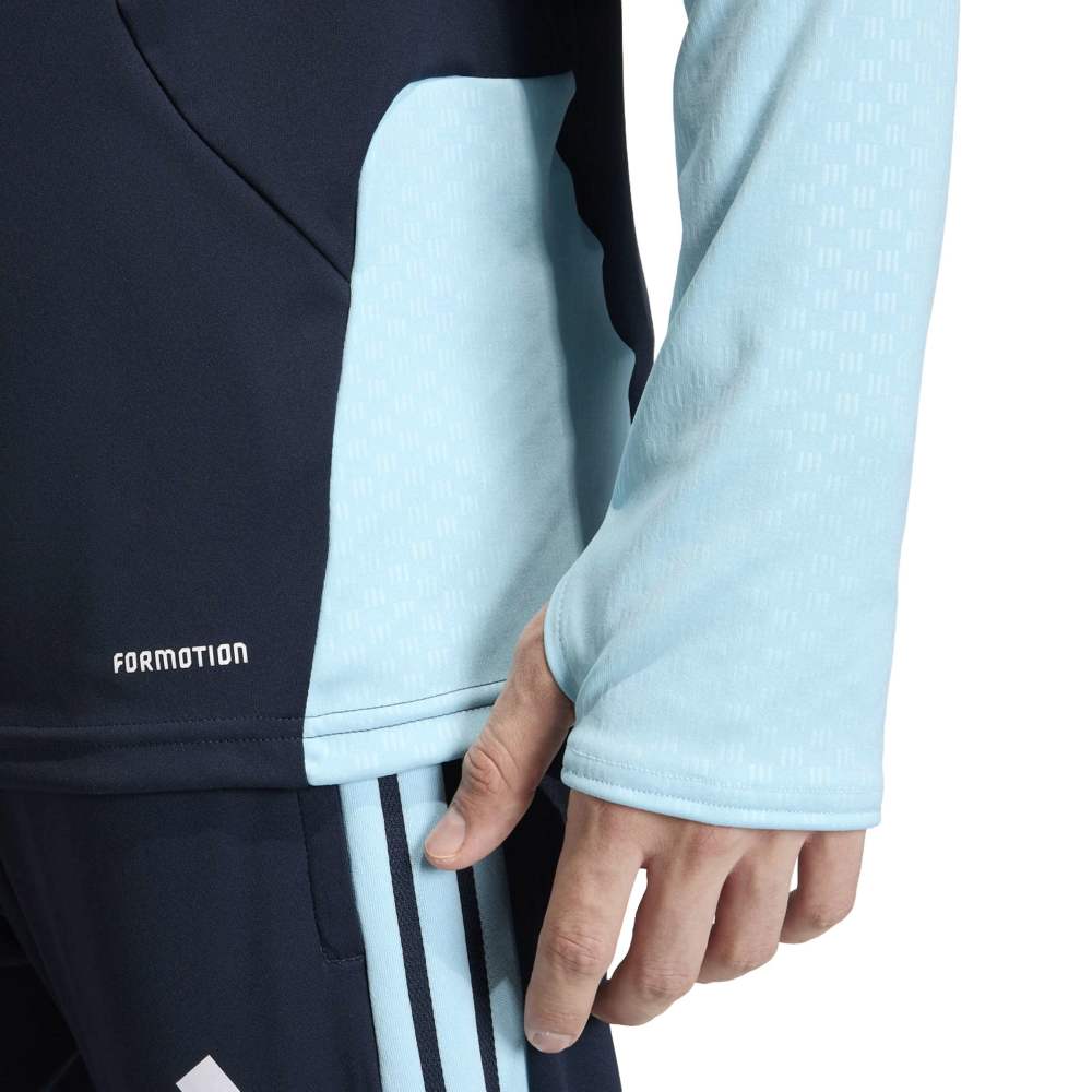 Adidas Argentinië Trainingstrui 1/4-Zip 2026-2028 Donkerblauw Lichtblauw Wit Adidas Argentinië Trainingstrui 1/4-Zip 2026-2028 Donkerblauw Lichtblauw Wit - Afbeelding 4