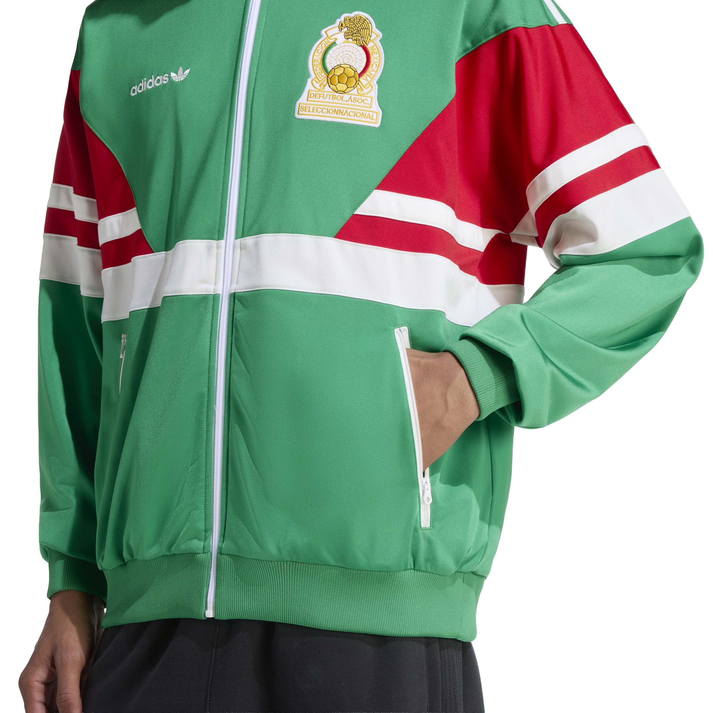 Adidas Mexico 1986 Trainingsjack Groen Wit Rood Adidas Mexico 1986 Trainingsjack Groen Wit Rood - foto 4