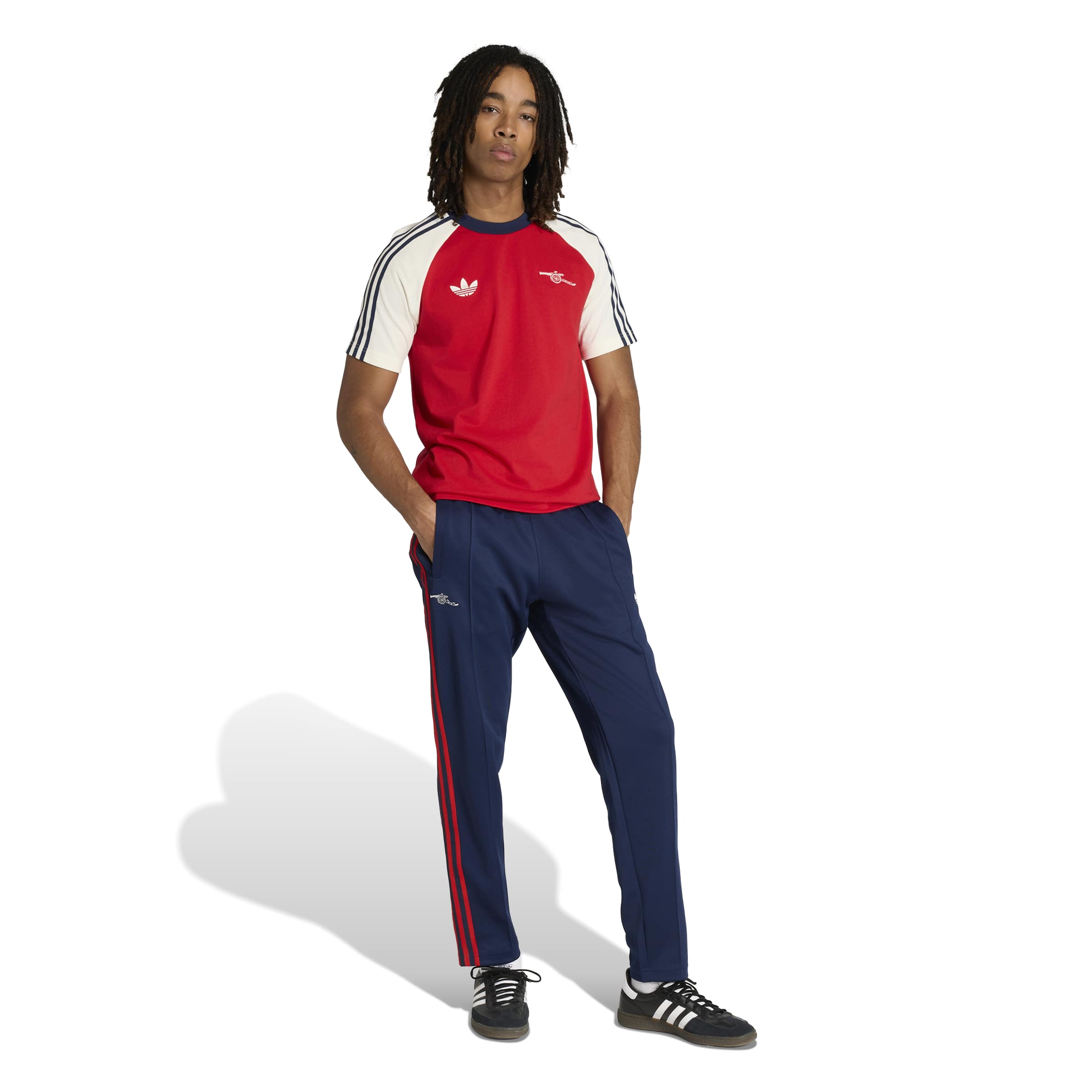 Adidas Arsenal Originals Trainingsbroek Donkerblauw Rood Wit Adidas Arsenal Originals Trainingsbroek Donkerblauw Rood Wit - Afbeelding 5