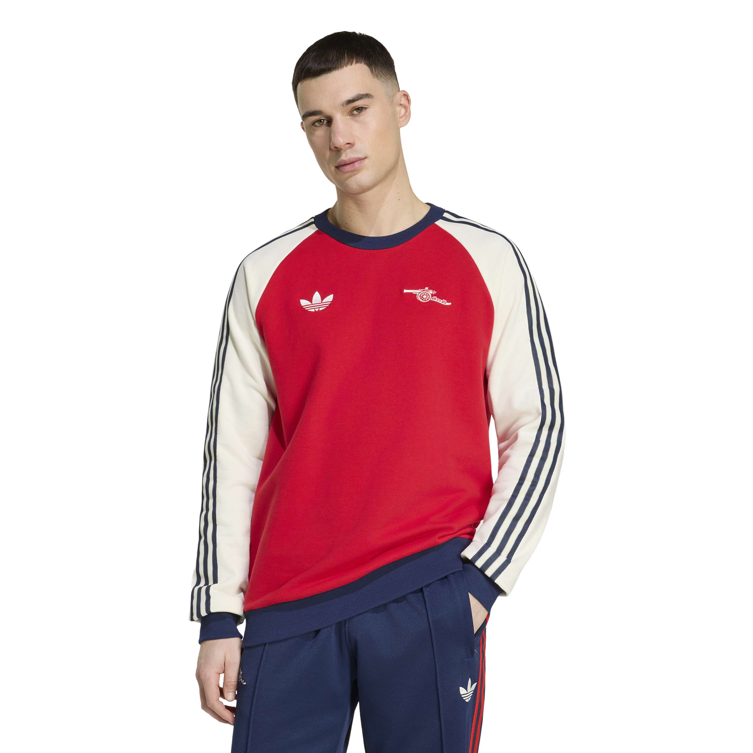 Adidas Arsenal Originals Crew Trainingspak Rood Donkerblauw Wit Adidas Arsenal Originals Crew Trainingspak Rood Donkerblauw Wit - Afbeelding 2