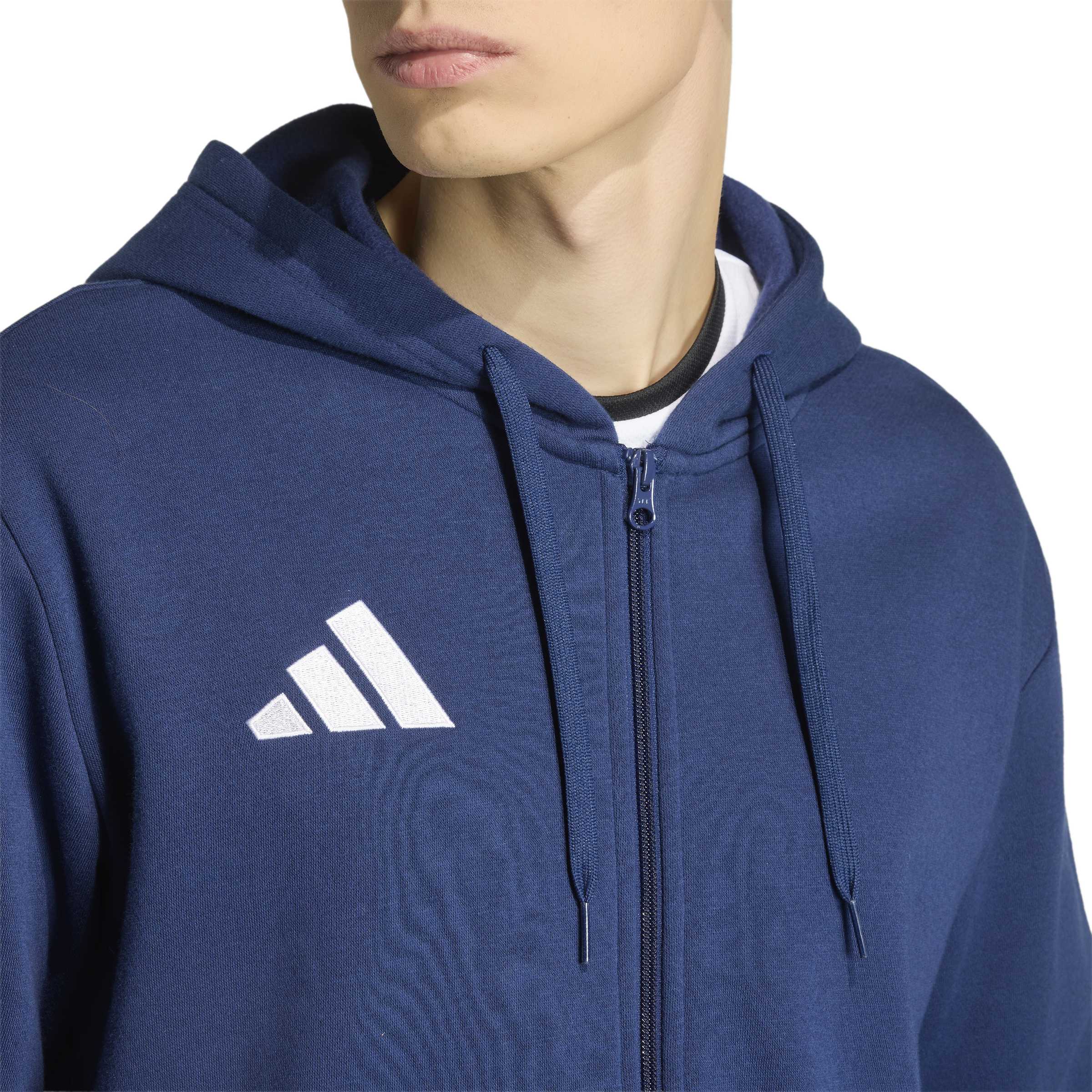 Adidas Entrada 26 Joggingpak Full-Zip Vest Donkerblauw Wit Adidas Entrada 26 Joggingpak Full-Zip Vest Donkerblauw Wit - Afbeelding 7