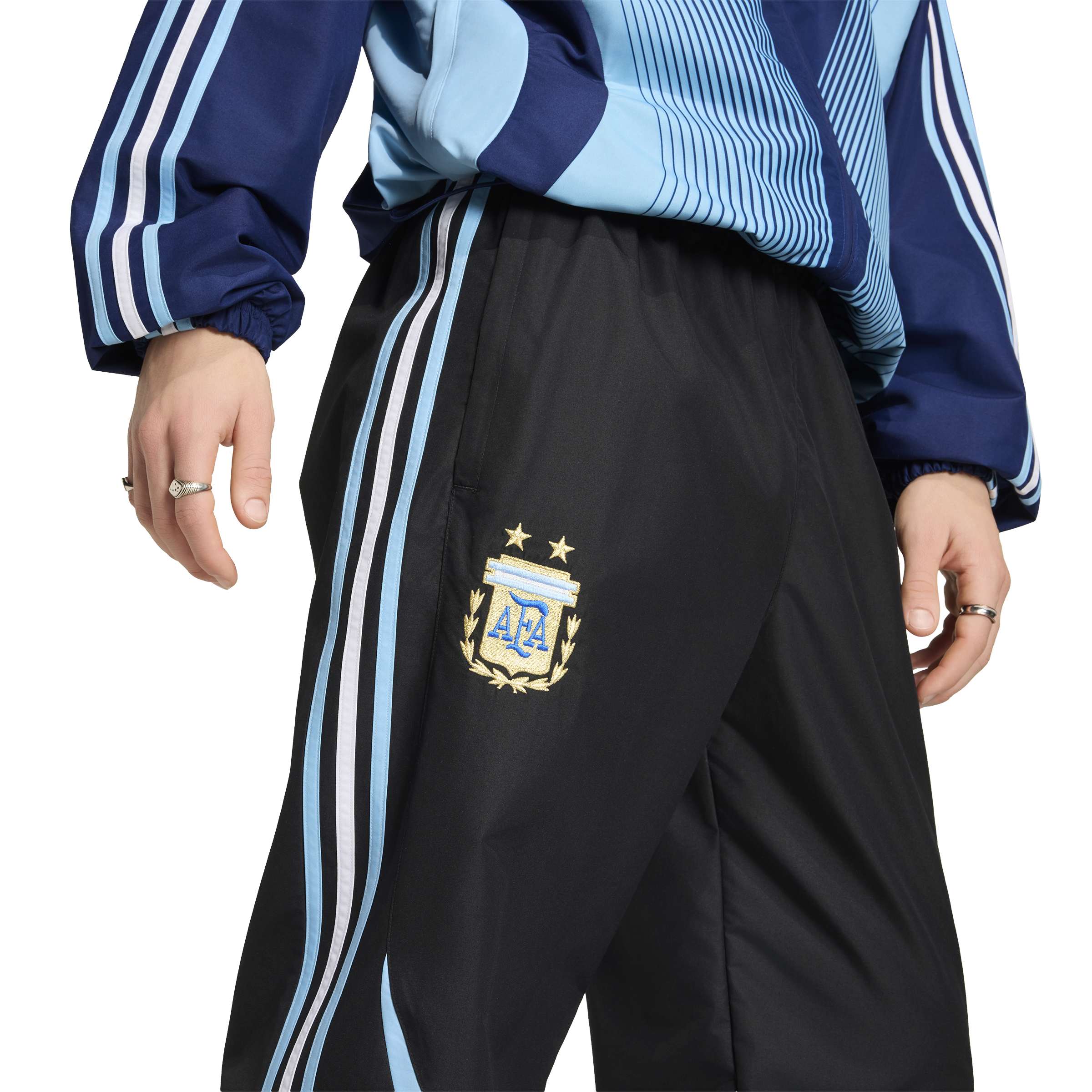 Adidas Argentinië Trainingsbroek 2006 Donkerblauw Lichtblauw Goud Adidas Argentinië Trainingsbroek 2006 Donkerblauw Lichtblauw Goud - Afbeelding 3