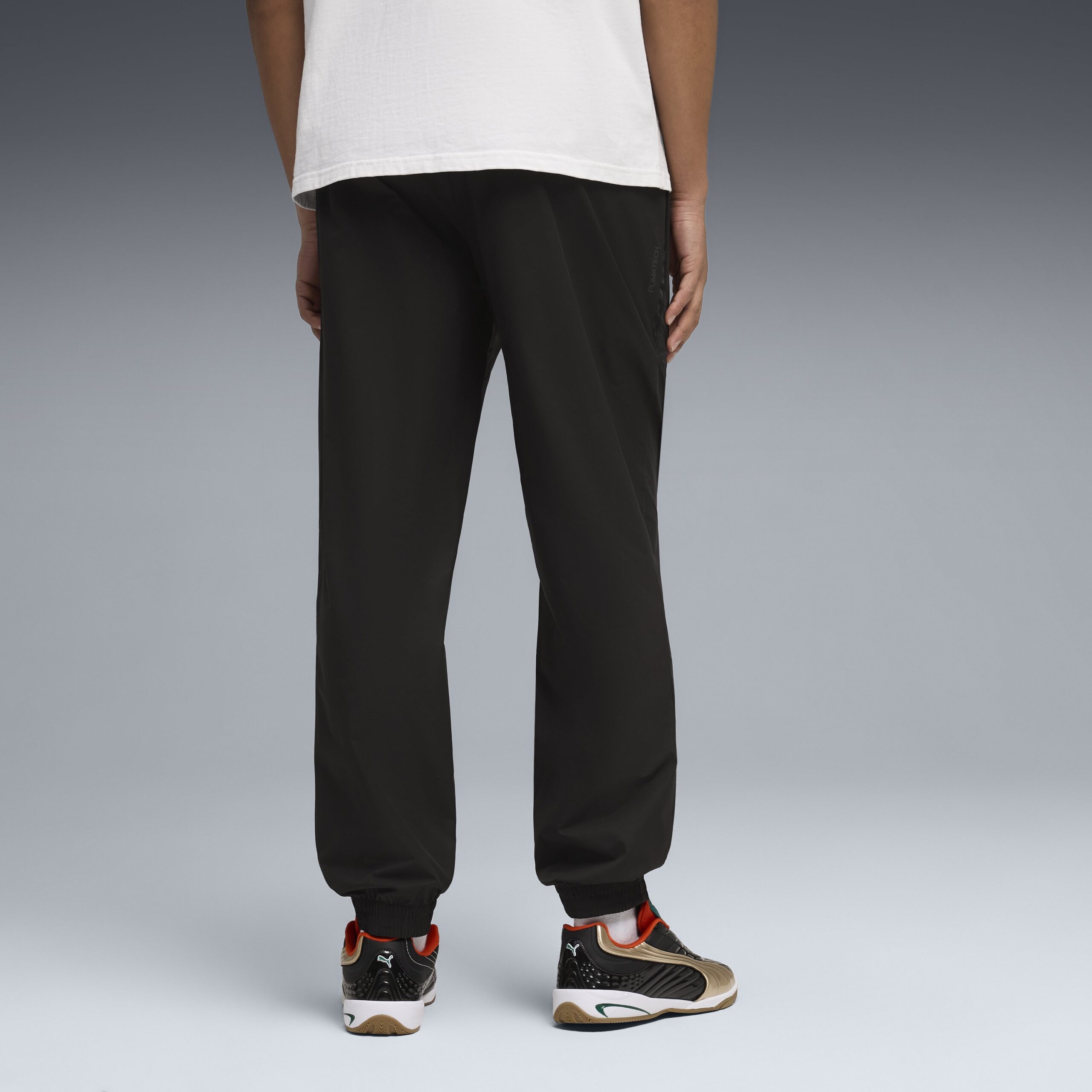 PUMA Marokko Pumatech Woven Trainingsbroek 2026-2028 Zwart Wit PUMA Marokko Pumatech Woven Trainingsbroek 2026-2028 Zwart Wit - Afbeelding 2