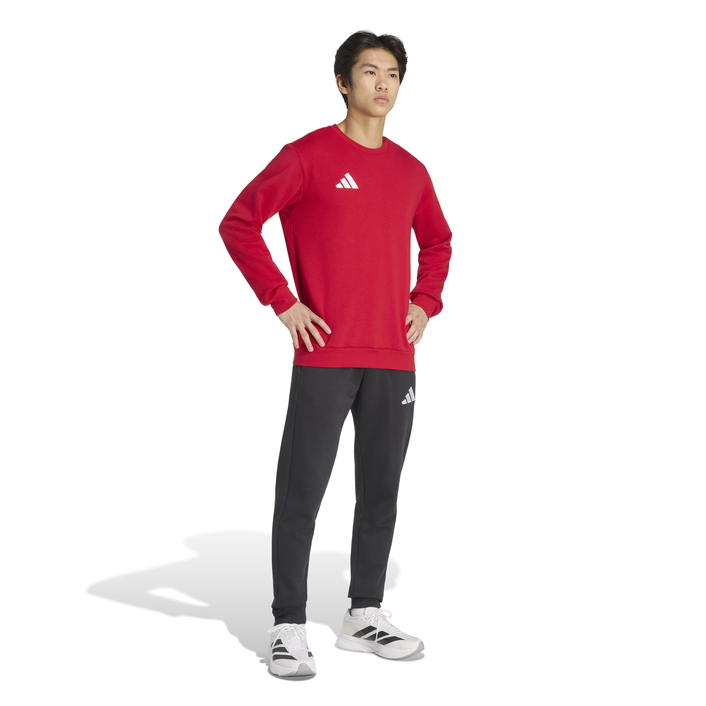 Adidas Entrada 26 Crew Sweater Joggingpak Rood Zwart Adidas Entrada 26 Crew Sweater Joggingpak Rood Zwart - Afbeelding 8