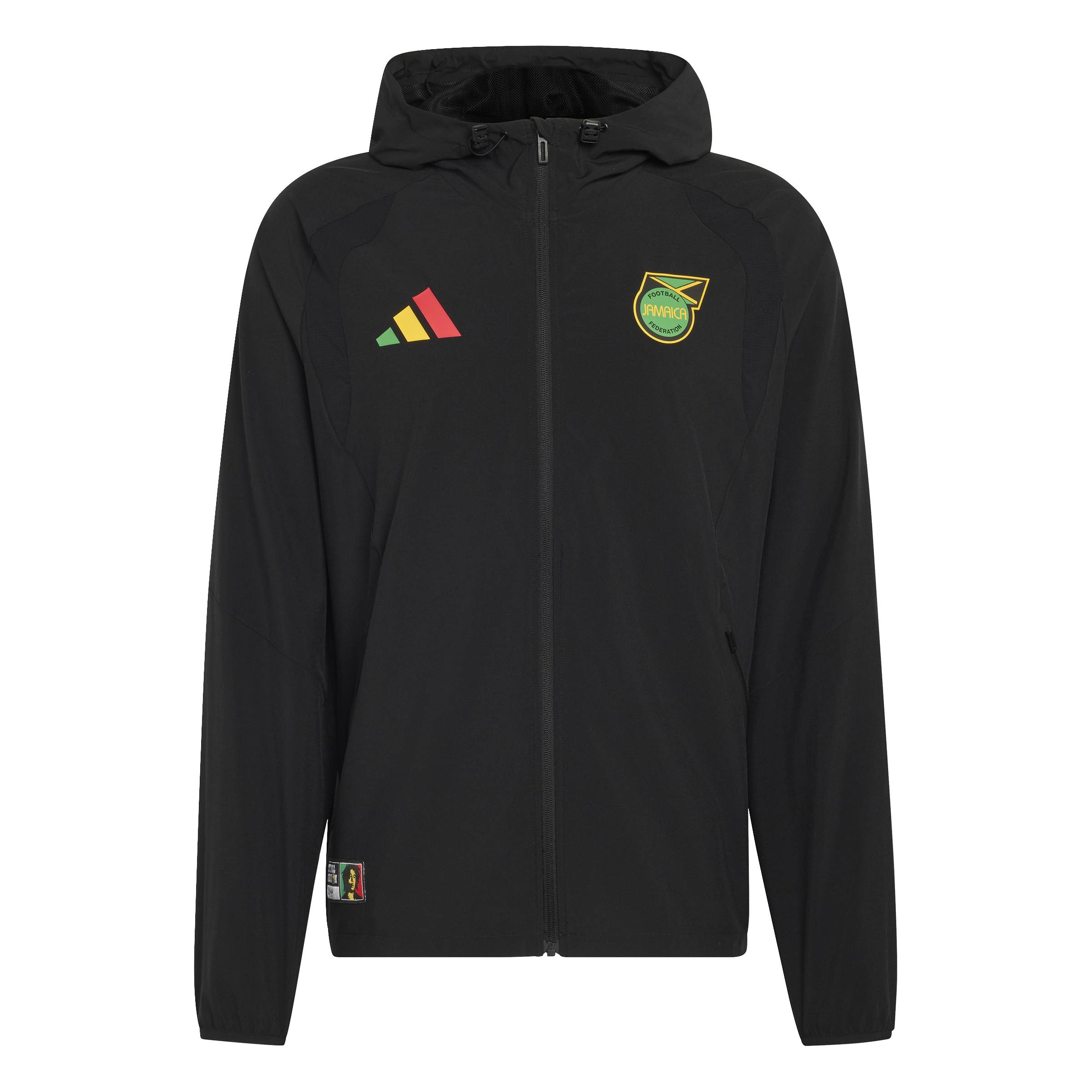 Adidas Jamaica X Bob Marley Tiro Travel Trainingsjack 2026-2028 Zwart Groen Geel Rood Adidas Jamaica X Bob Marley Tiro Travel Trainingsjack 2026-2028 Zwart Groen Geel Rood - foto 6