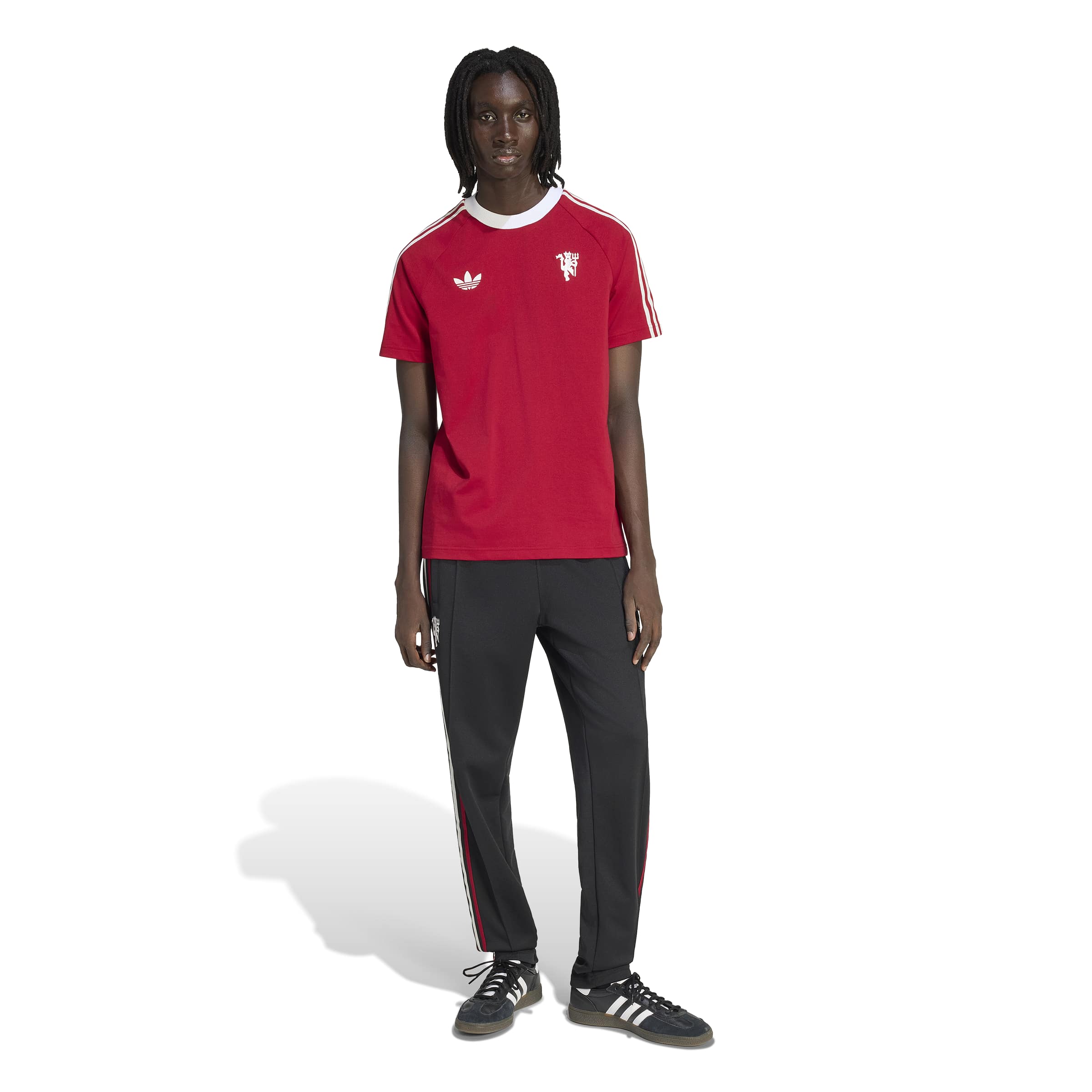 Adidas Manchester United Originals T-Shirt Rood Wit Adidas Manchester United Originals T-Shirt Rood Wit - foto 6