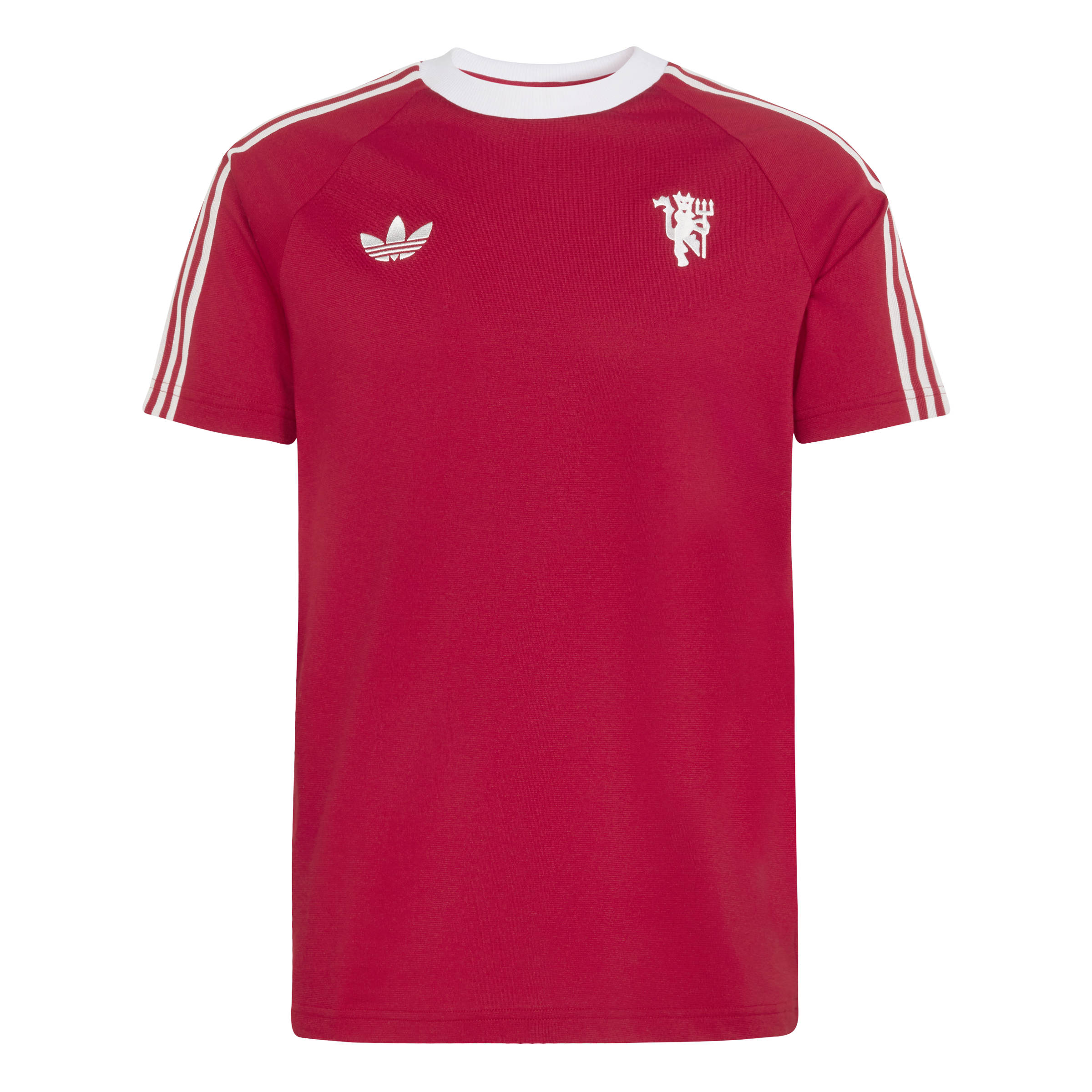 Adidas Manchester United Originals T-Shirt Rood Wit Adidas Manchester United Originals T-Shirt Rood Wit - foto 7