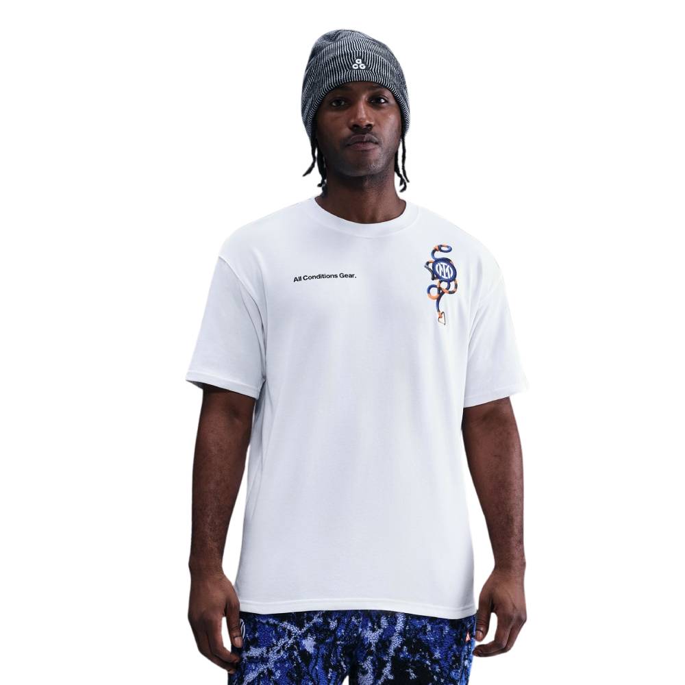 Nike Inter Milan X ACG T-Shirt 2025-2026 Wit Blauw Zwart Nike Inter Milan X ACG T-Shirt 2025-2026 Wit Blauw Zwart