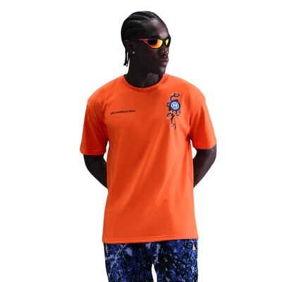 Nike Inter Milan X ACG T-Shirt 2025-2026 Oranje Donkerblauw Wit