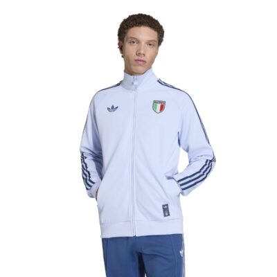 Adidas Italië Originals Trainingsjack Lichtblauw Blauw