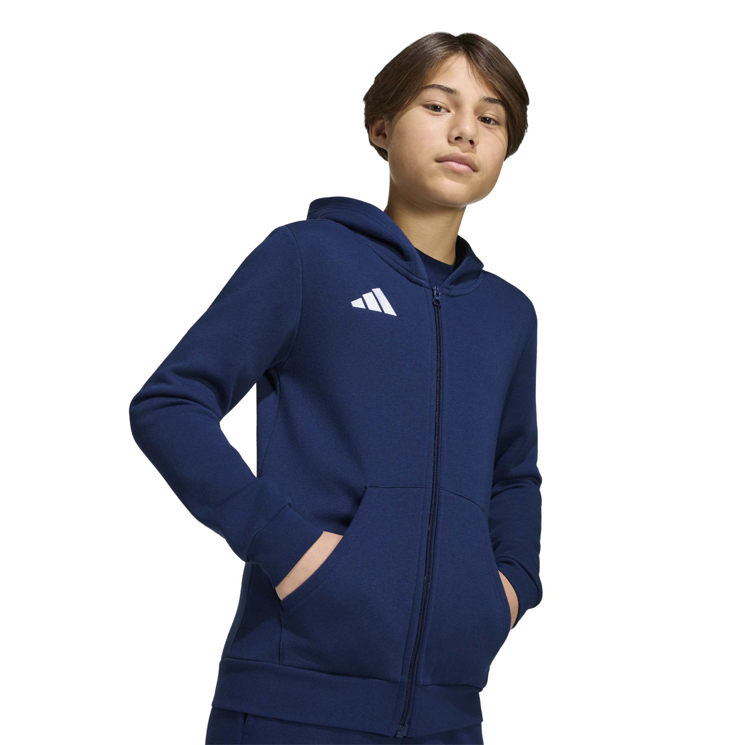 Adidas Entrada 26 Vest Kids Donkerblauw Wit Adidas Entrada 26 Vest Kids Donkerblauw Wit - Afbeelding 4
