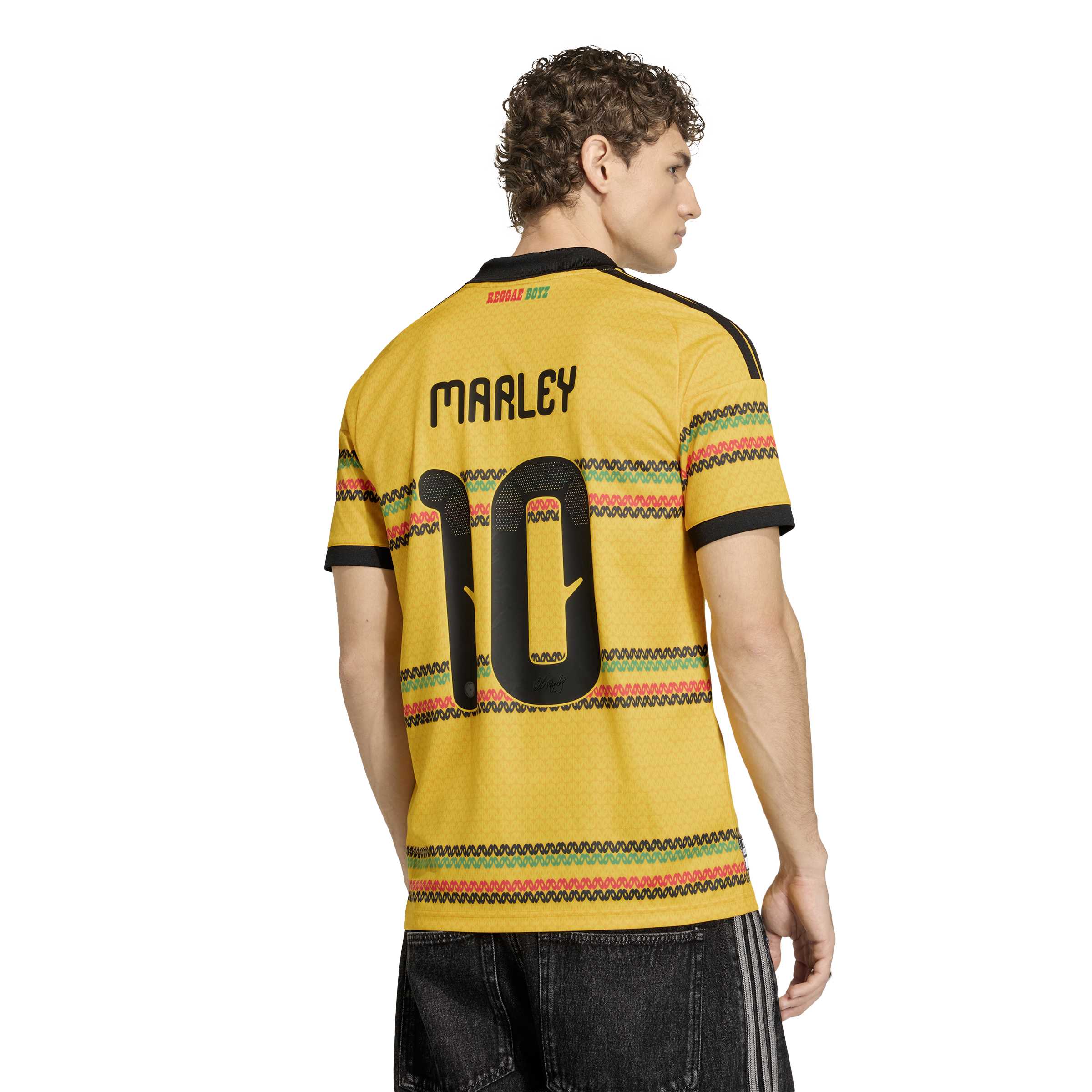 Adidas Jamaica X Bob Marley Thuisshirt Bob Marley 10 2026-2028 Adidas Jamaica X Bob Marley Thuisshirt Bob Marley 10 2026-2028