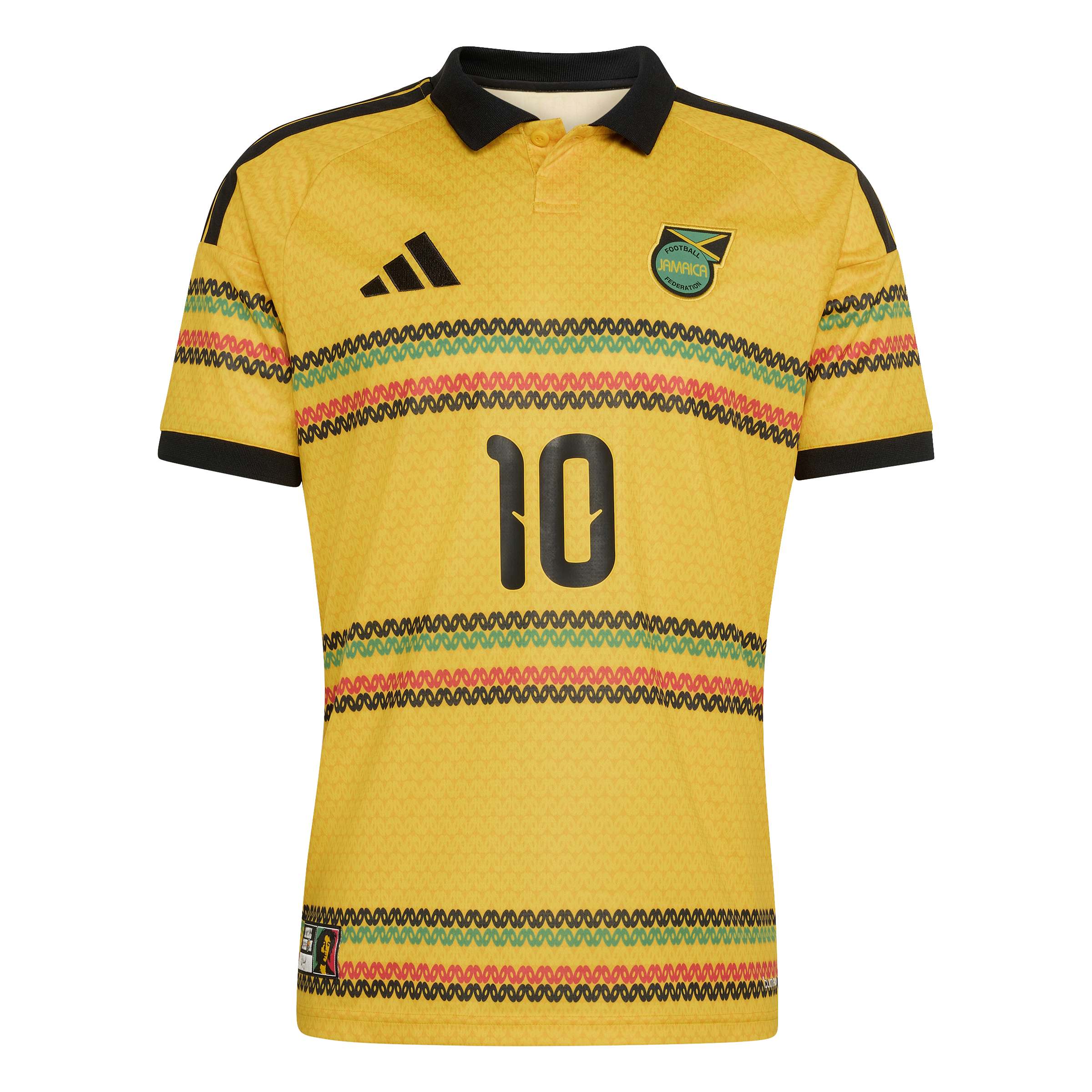 Adidas Jamaica X Bob Marley Thuisshirt Bob Marley 10 2026-2028 Adidas Jamaica X Bob Marley Thuisshirt Bob Marley 10 2026-2028 - foto 6