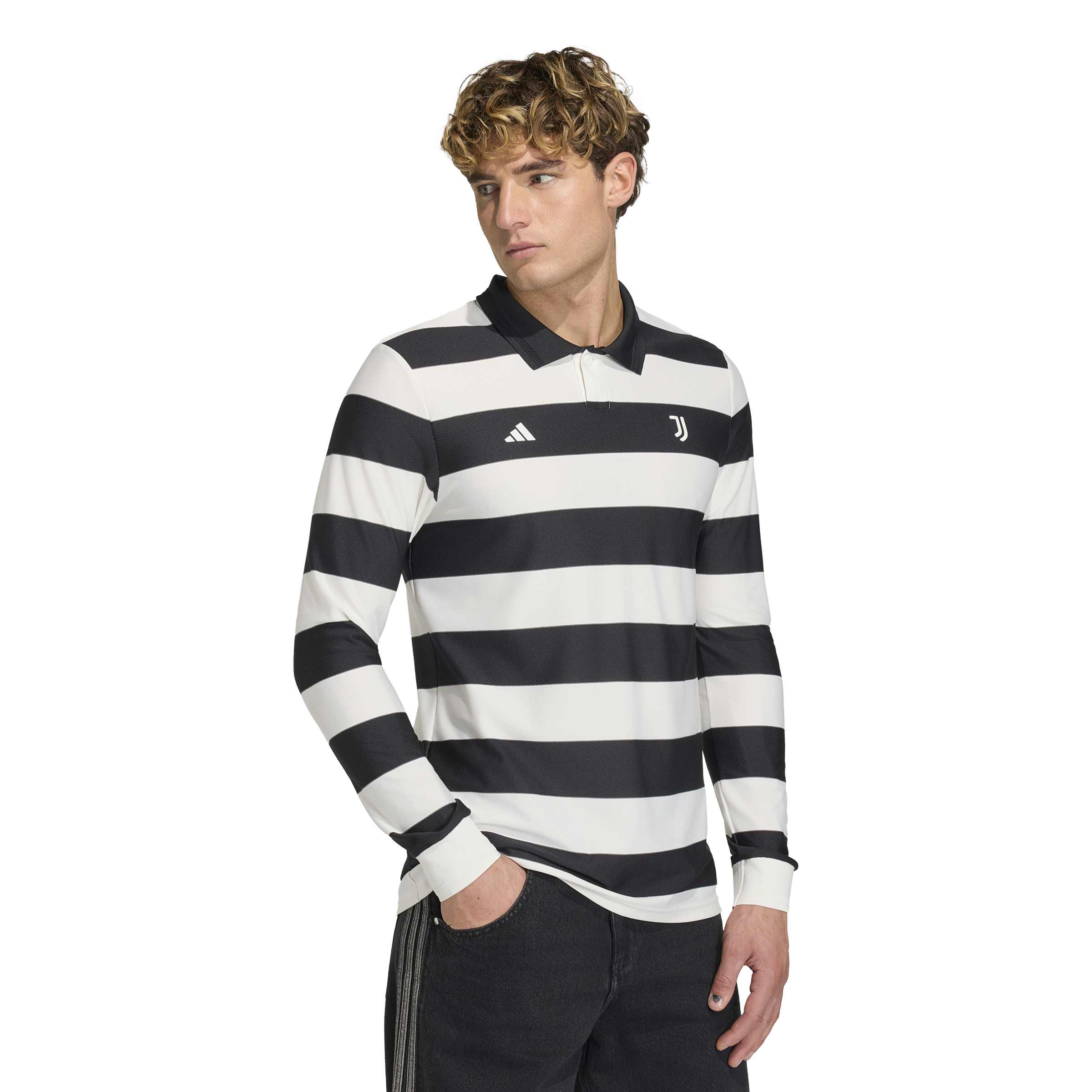 Adidas Juventus X Giampaolo Sgura 4e Shirt Authentic Lange Mouwen 2025-2026 Adidas Juventus X Giampaolo Sgura 4e Shirt Authentic Lange Mouwen 2025-2026