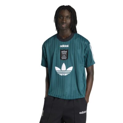 Adidas Liverpool T-Shirt 1995-1996 Groen Zwart Wit