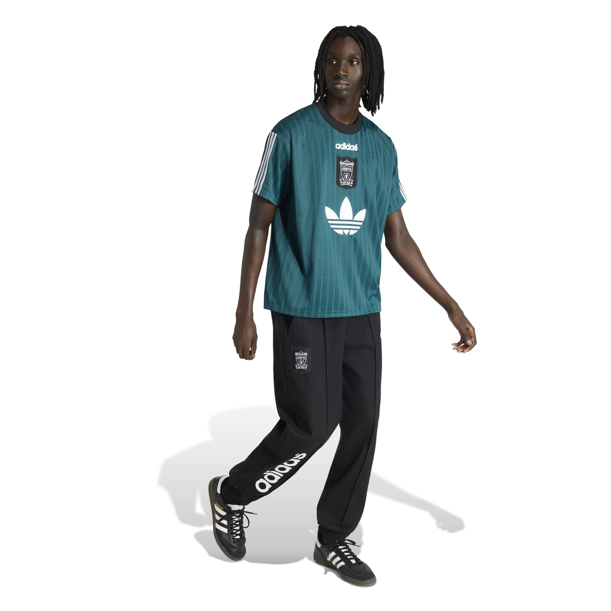 Adidas Liverpool T-Shirt 1995-1996 Groen Zwart Wit Adidas Liverpool T-Shirt 1995-1996 Groen Zwart Wit - foto 5