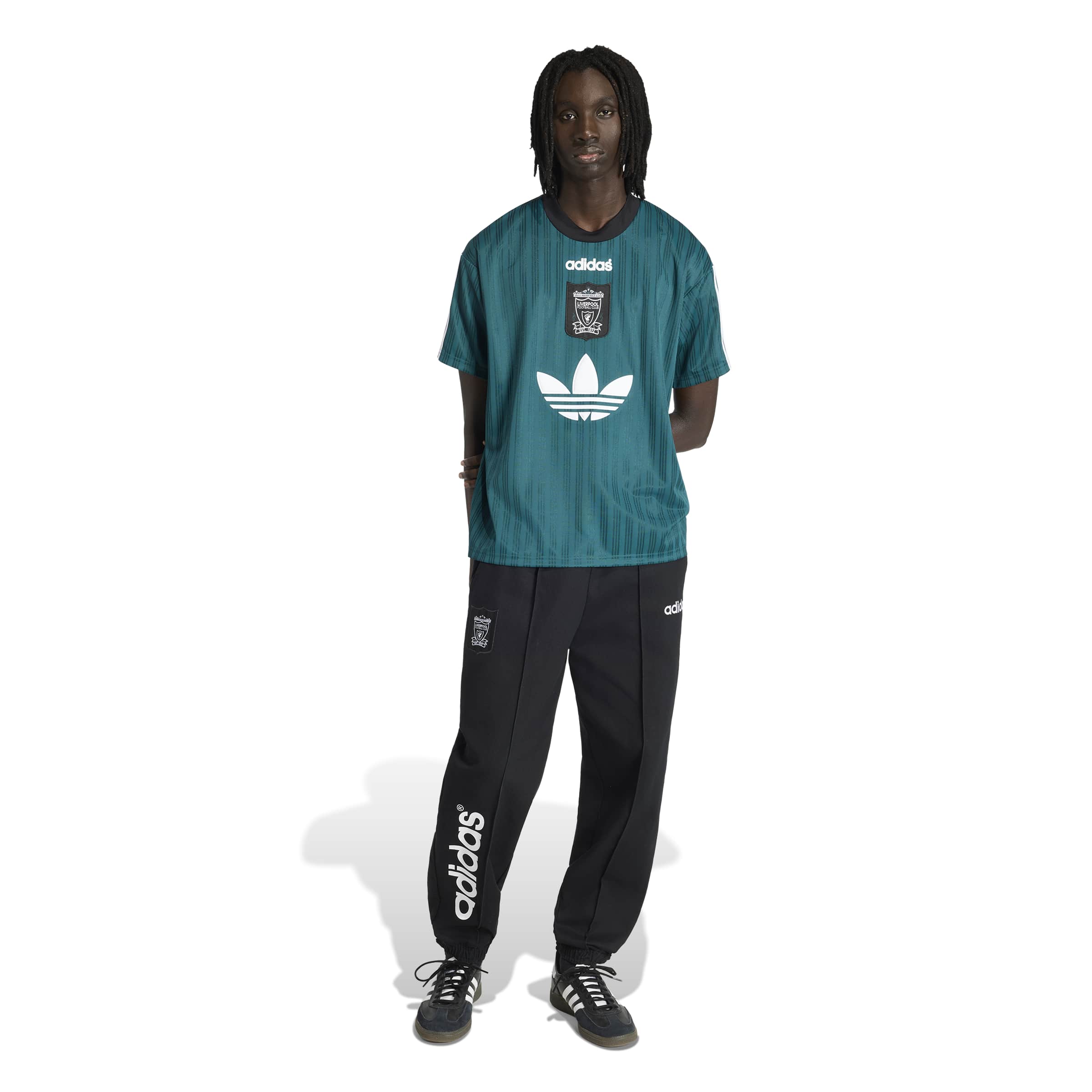 Adidas Liverpool T-Shirt 1995-1996 Groen Zwart Wit Adidas Liverpool T-Shirt 1995-1996 Groen Zwart Wit - foto 6