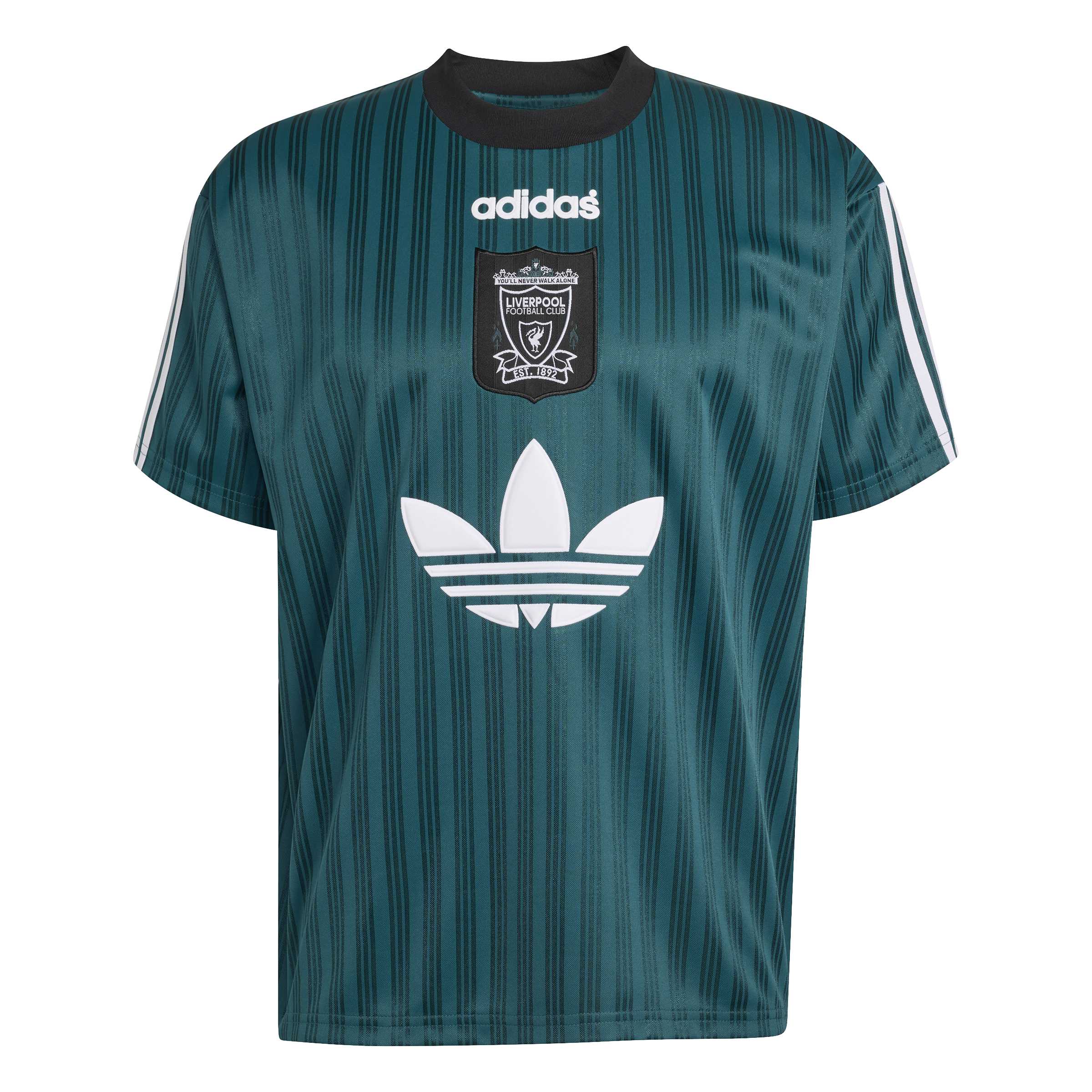 Adidas Liverpool T-Shirt 1995-1996 Groen Zwart Wit Adidas Liverpool T-Shirt 1995-1996 Groen Zwart Wit - foto 7