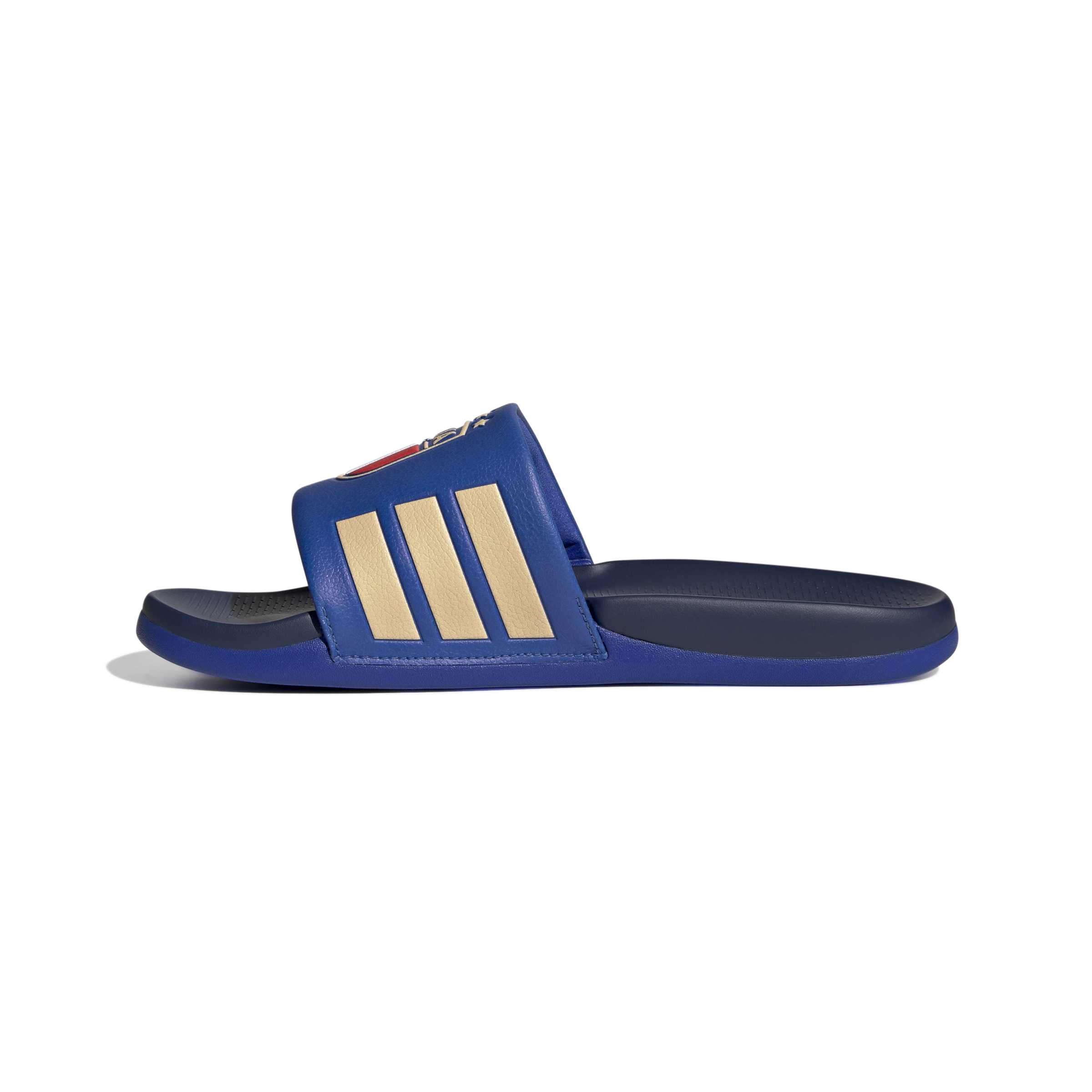 Adidas Adilette Italië Slippers Donkerblauw Goud Adidas Adilette Italië Slippers Donkerblauw Goud - foto 2