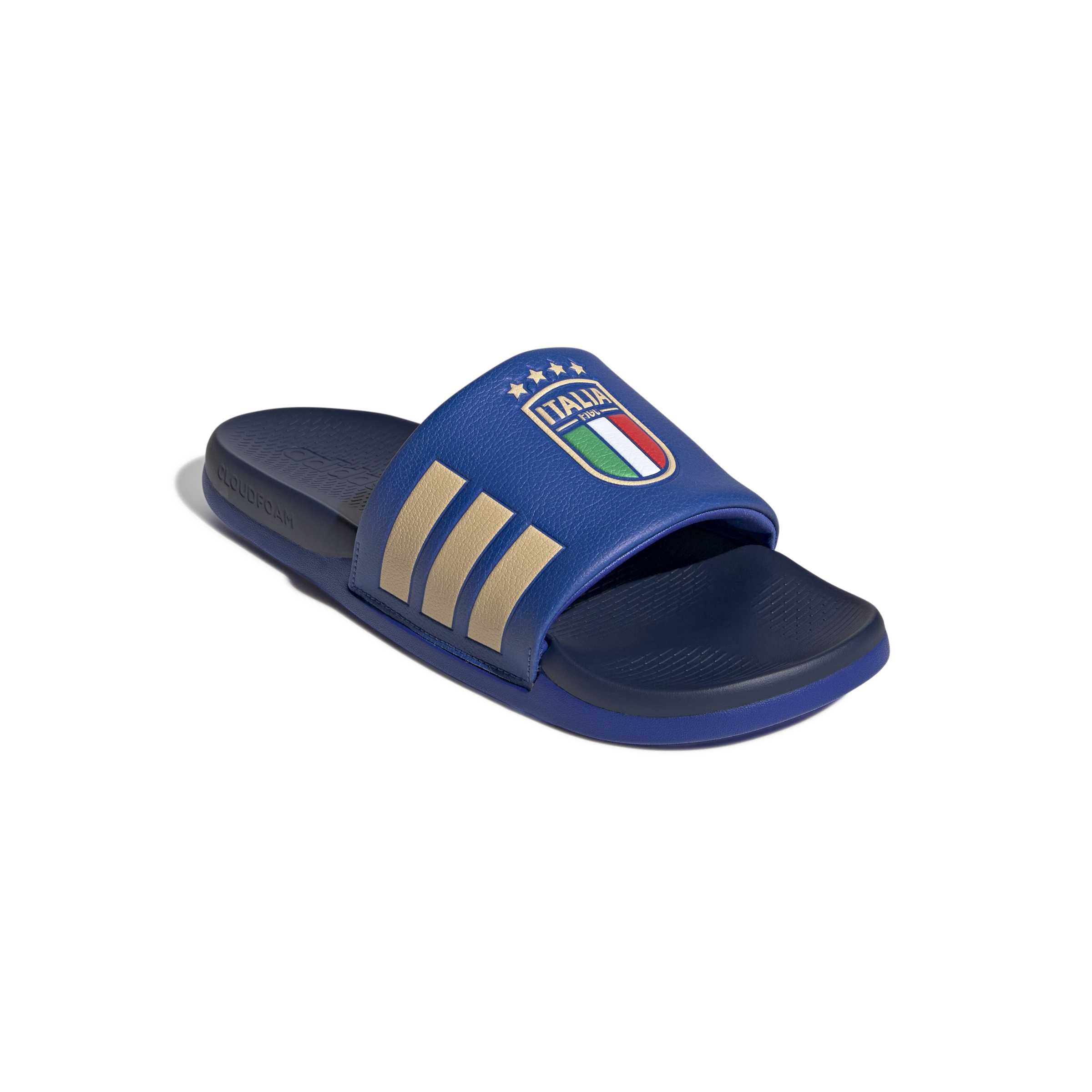 Adidas Adilette Italië Slippers Donkerblauw Goud Adidas Adilette Italië Slippers Donkerblauw Goud - foto 3