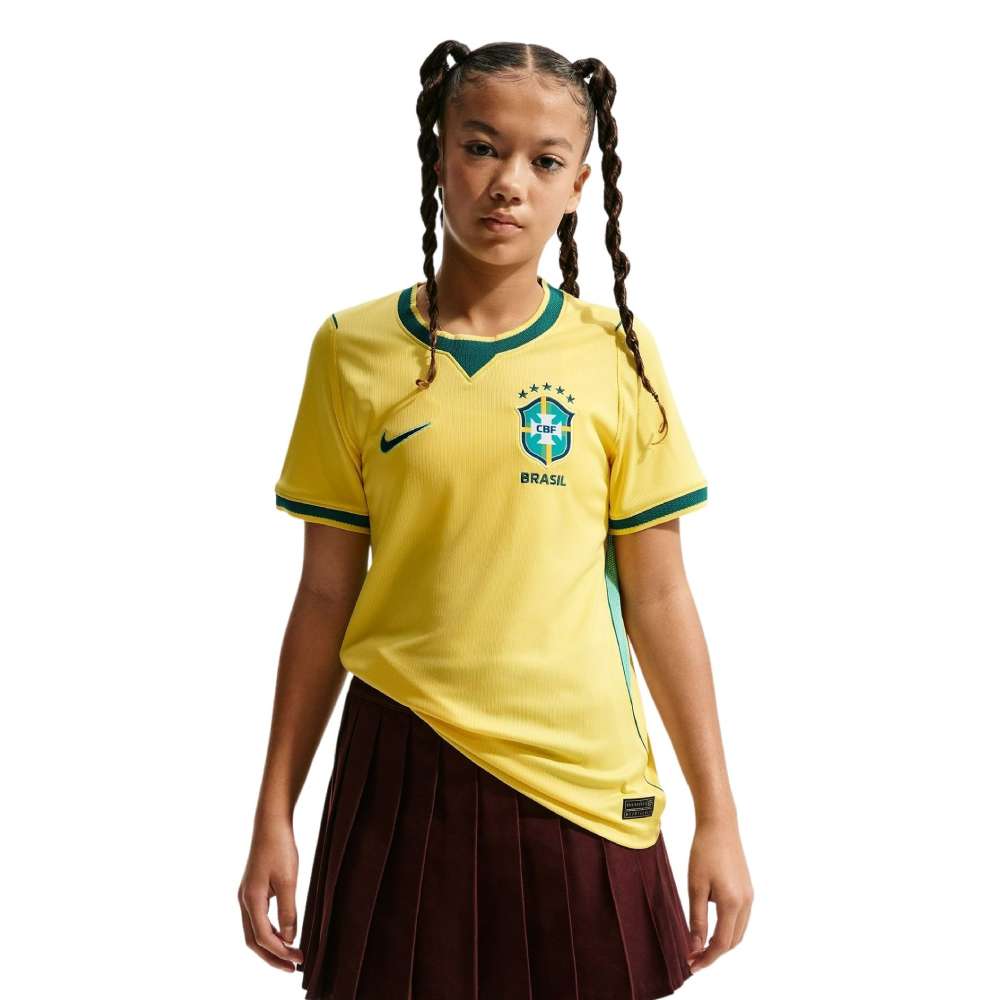 Nike Brazilië Thuisshirt 2026-2028 Kids Nike Brazilië Thuisshirt 2026-2028 Kids