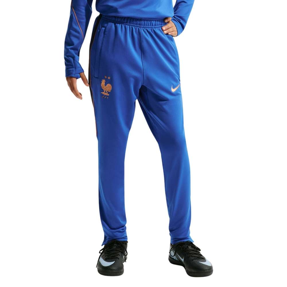 Nike Frankrijk Strike Trainingsbroek 2026-2028 Kids Blauw Brons Nike Frankrijk Strike Trainingsbroek 2026-2028 Kids Blauw Brons