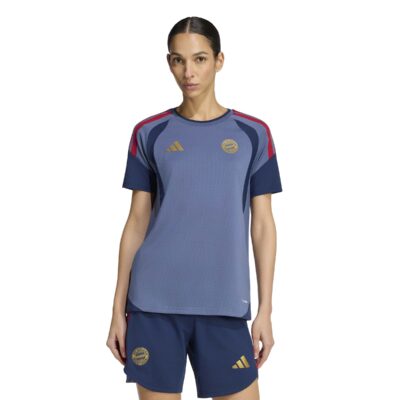 Adidas Bayern München Trainingsshirt 2026-2027 Dames Donkerblauw Rood Goud