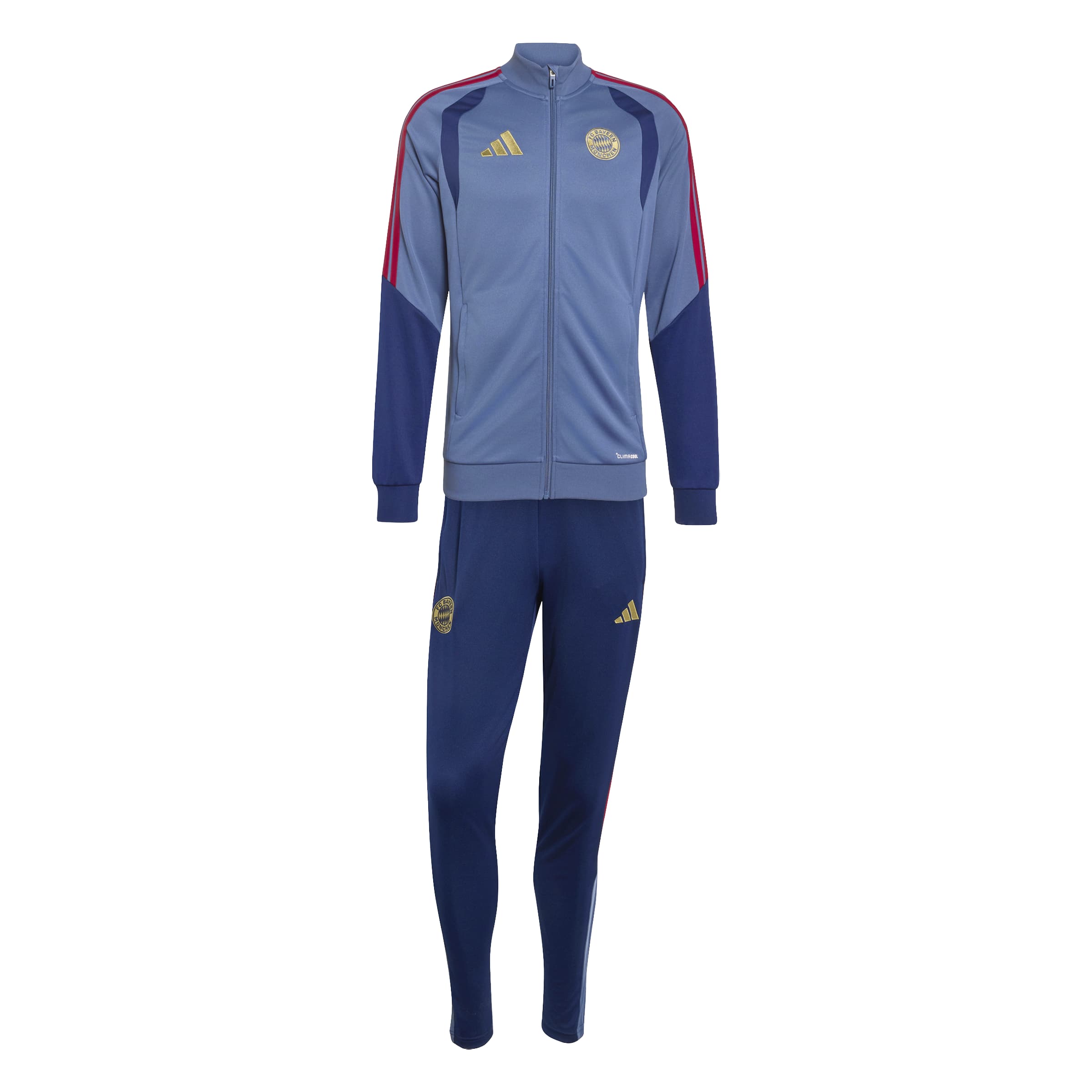 Adidas Bayern München Trainingspak Full-Zip 2026-2027 Donkerblauw Rood Goud Adidas Bayern München Trainingspak Full-Zip 2026-2027 Donkerblauw Rood Goud - foto 6