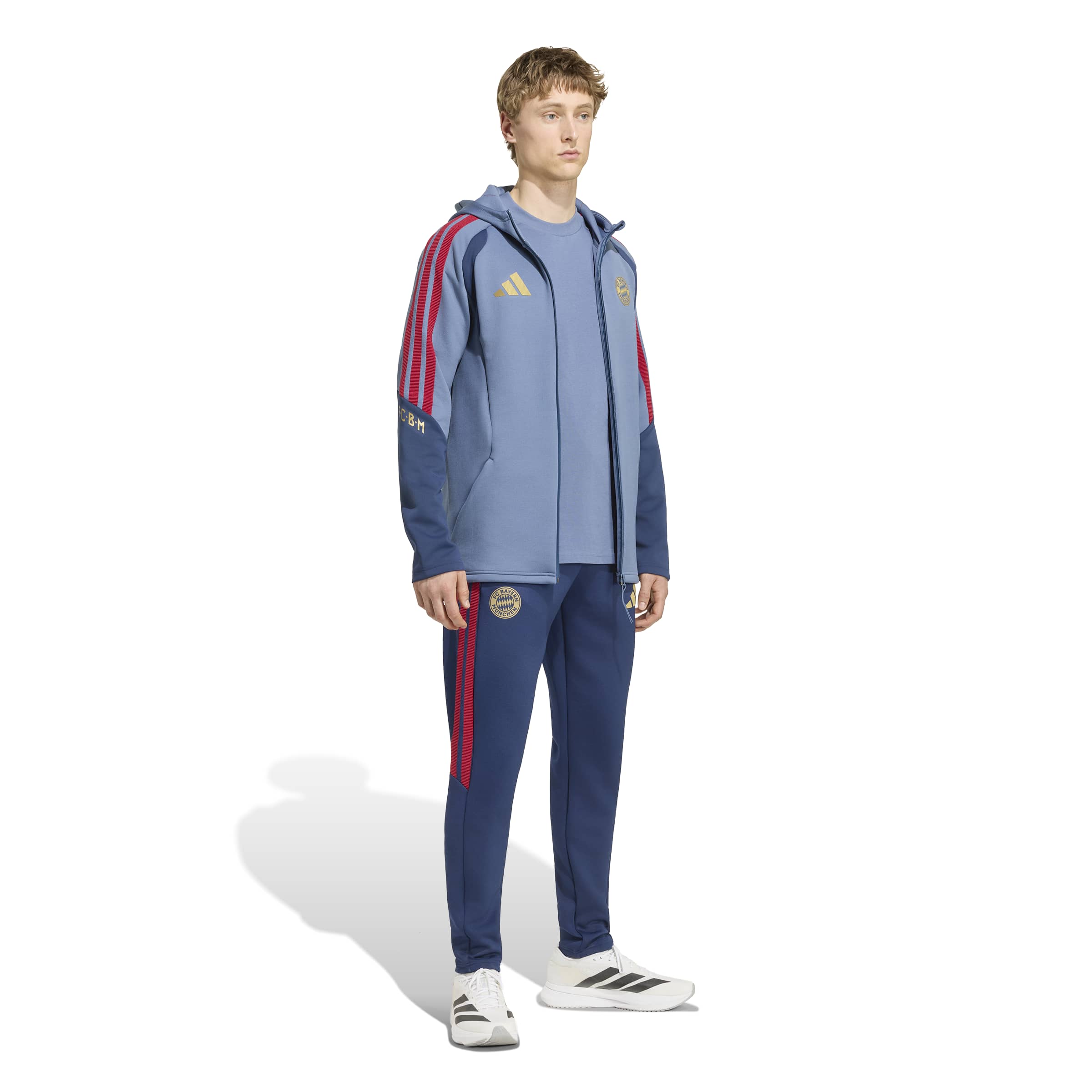 Adidas Bayern München Presentatie Trainingsbroek 2026-2027 Donkerblauw Rood Goud Adidas Bayern München Presentatie Trainingsbroek 2026-2027 Donkerblauw Rood Goud - Afbeelding 5