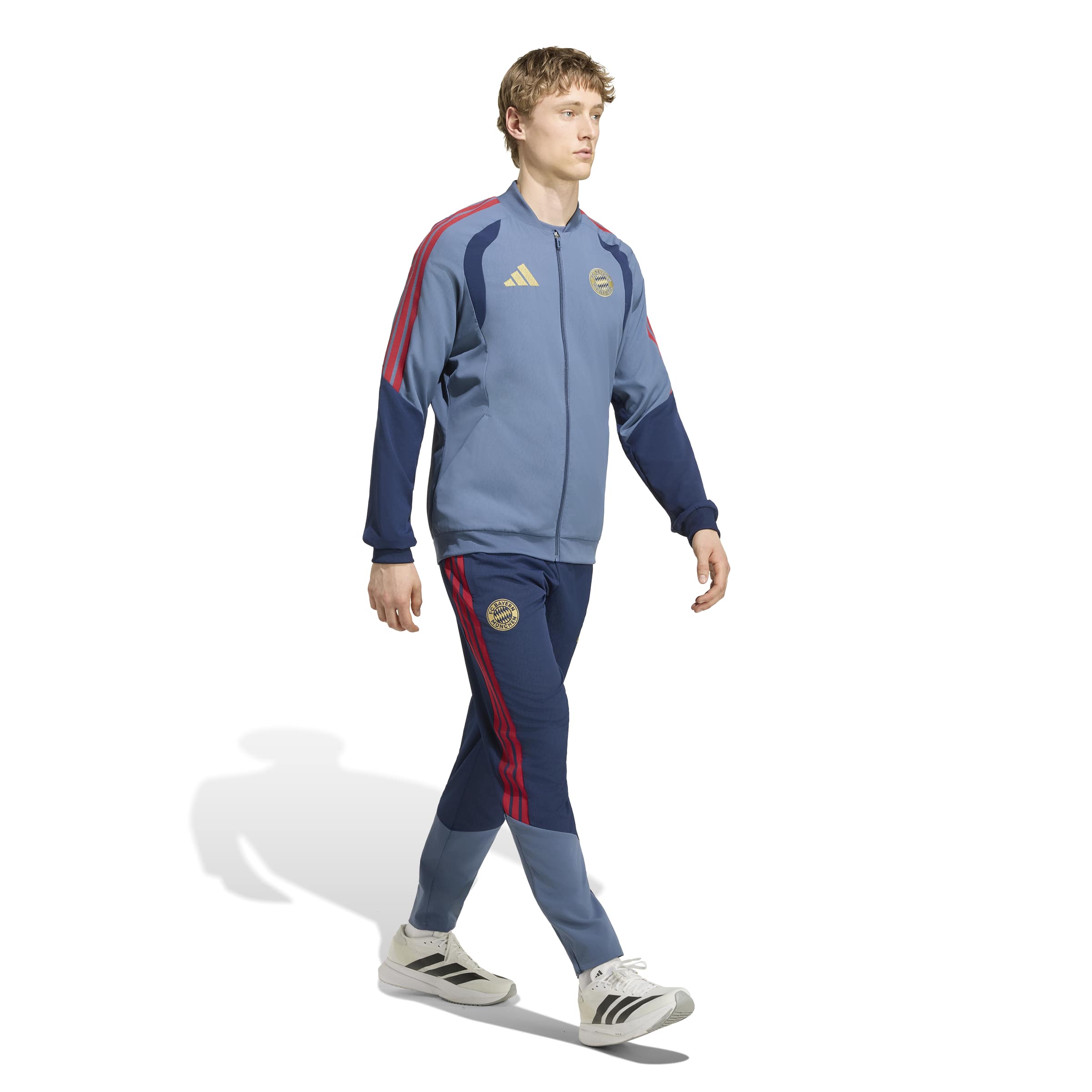 Adidas Bayern München Presentatie Trainingsbroek 2026-2027 Donkerblauw Rood Goud Adidas Bayern München Presentatie Trainingsbroek 2026-2027 Donkerblauw Rood Goud - Afbeelding 6