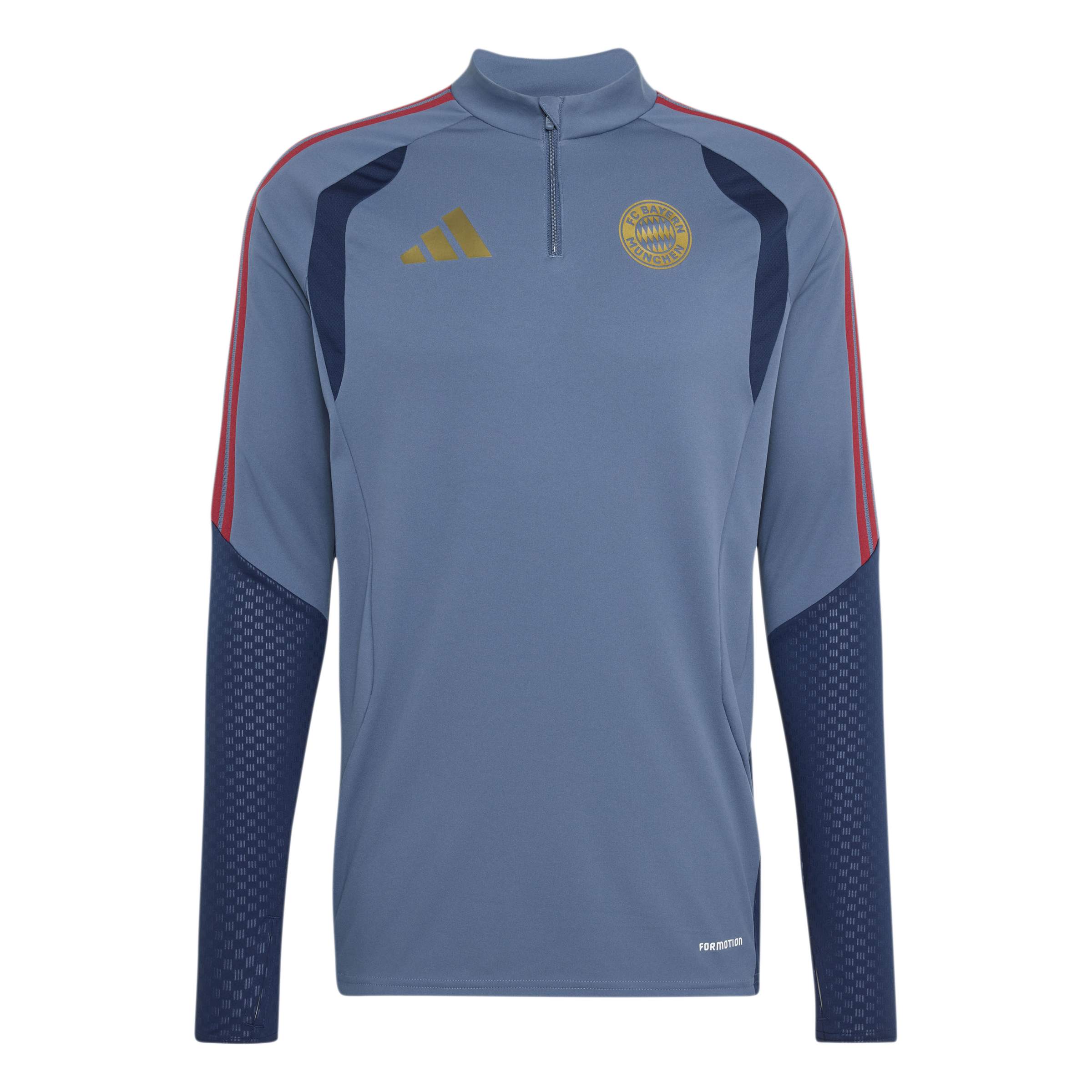 Adidas Bayern München Trainingstrui 1/4-Zip 2026-2027 Donkerblauw Rood Goud Adidas Bayern München Trainingstrui 1/4-Zip 2026-2027 Donkerblauw Rood Goud - foto 7