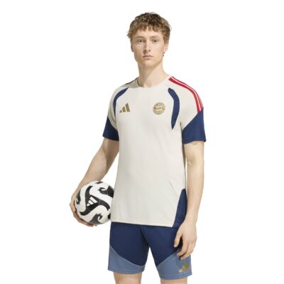Adidas Bayern München Trainingsshirt 2026-2027 Beige Donkerblauw Rood Goud