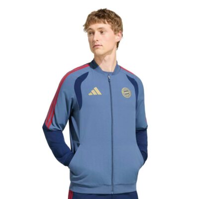 Adidas Bayern München Presentatie Trainingspak 2026-2027 Donkerblauw Rood Goud - foto 3