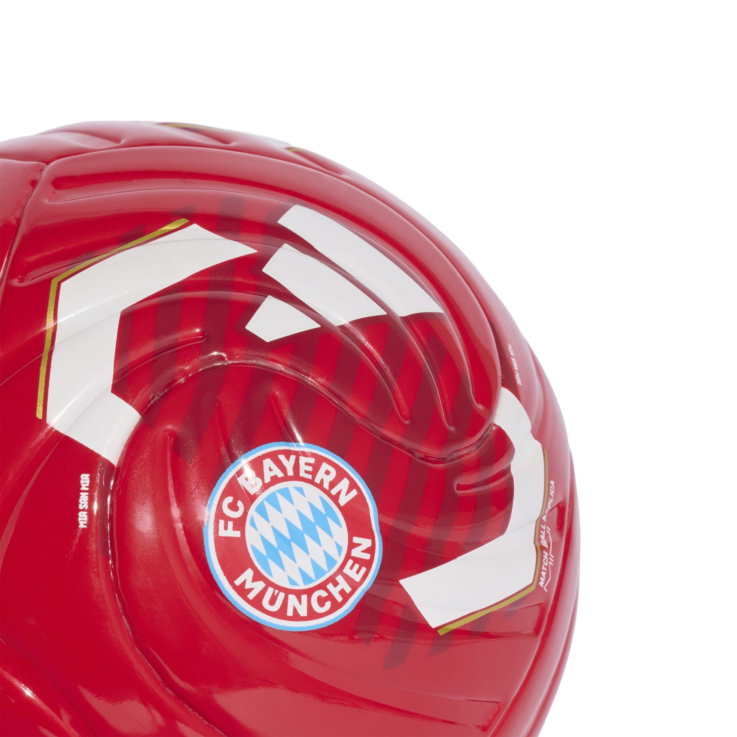 Adidas Bayern München Mini Voetbal Maat 1 2026-2027 Rood Wit Goud Adidas Bayern München Mini Voetbal Maat 1 2026-2027 Rood Wit Goud - foto 3