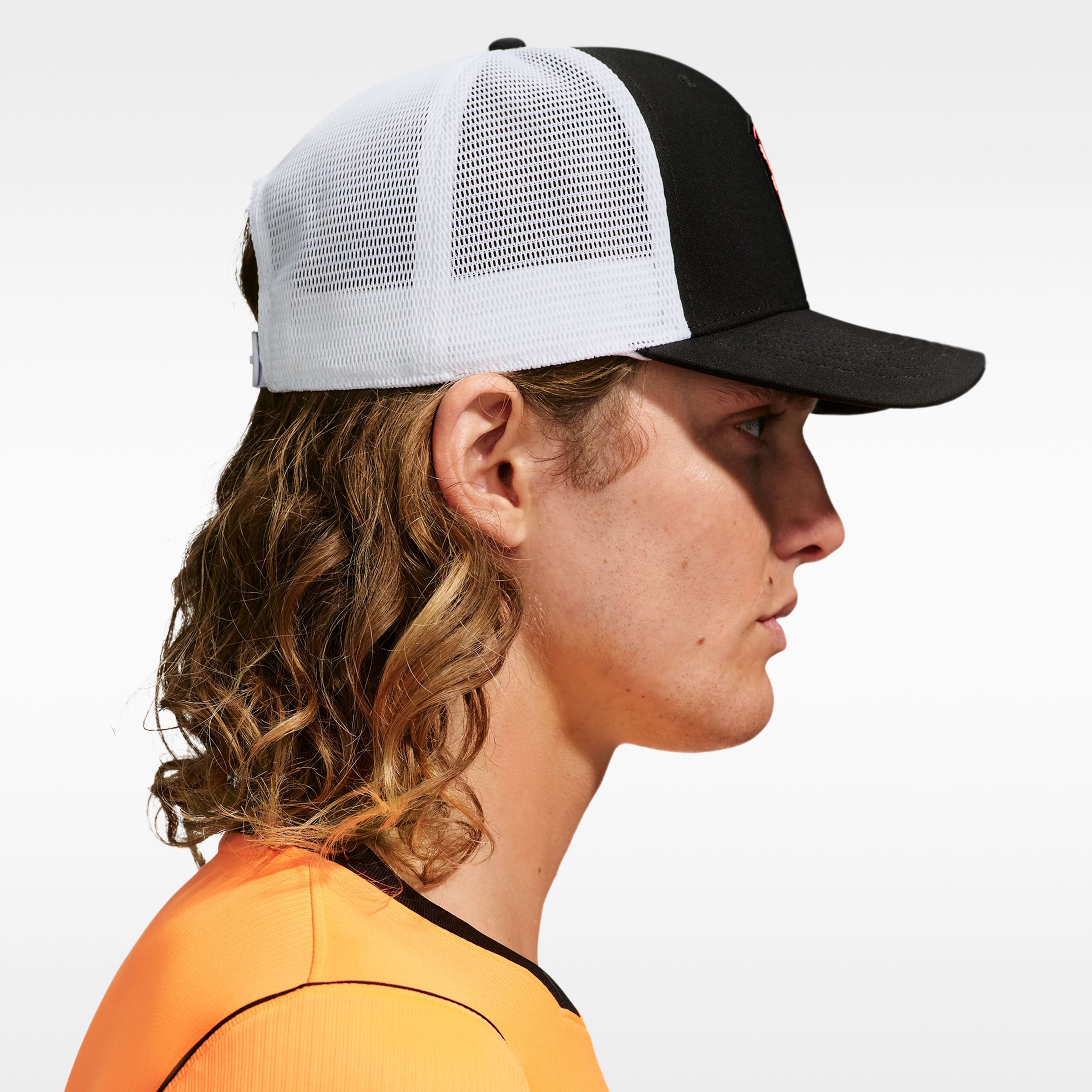 Nike Nederland Aerobill C99 Pet Zwart Wit Oranje Nike Nederland Aerobill C99 Pet Zwart Wit Oranje - foto 2