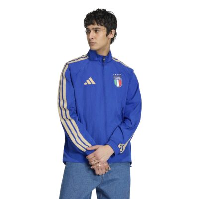 Adidas Italië Anthem Trainingsjack 2026-2028 Blauw Goud