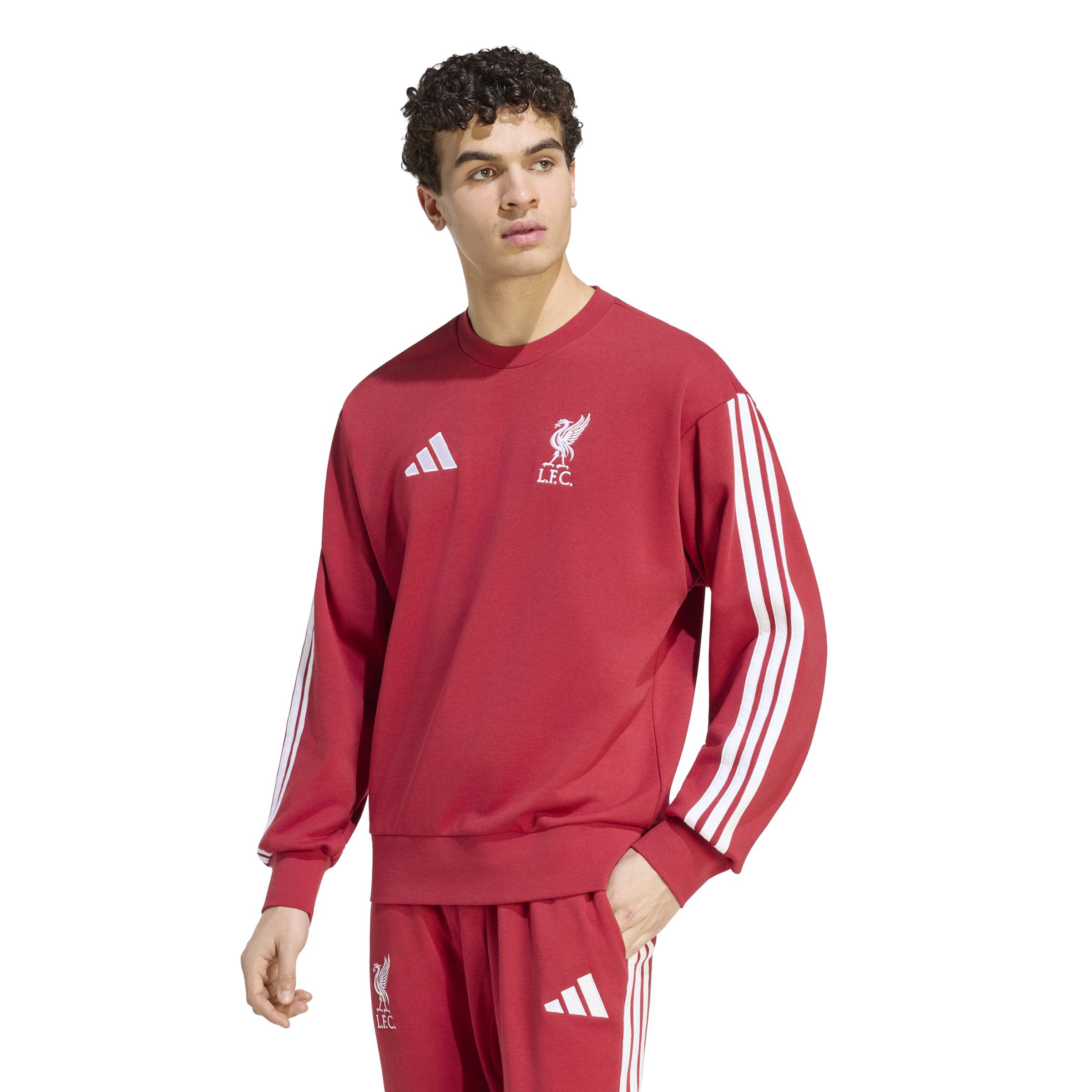 Adidas Liverpool DNA Crew Sweater 2026-2027 Rood Wit Adidas Liverpool DNA Crew Trainingspak 2026-2027 Rood Wit - foto 2