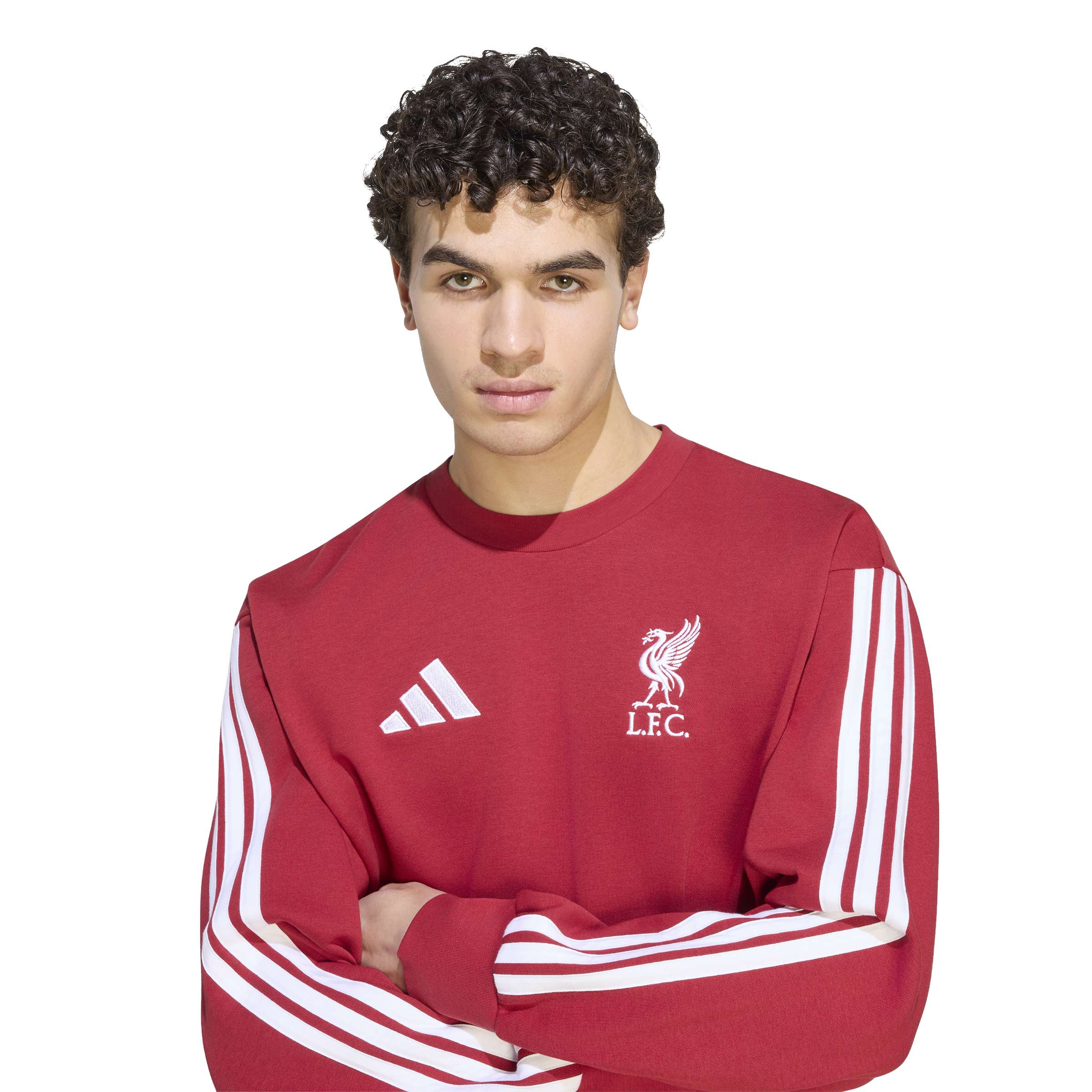 Adidas Liverpool DNA Crew Sweater 2026-2027 Rood Wit Adidas Liverpool DNA Crew Trainingspak 2026-2027 Rood Wit - foto 4