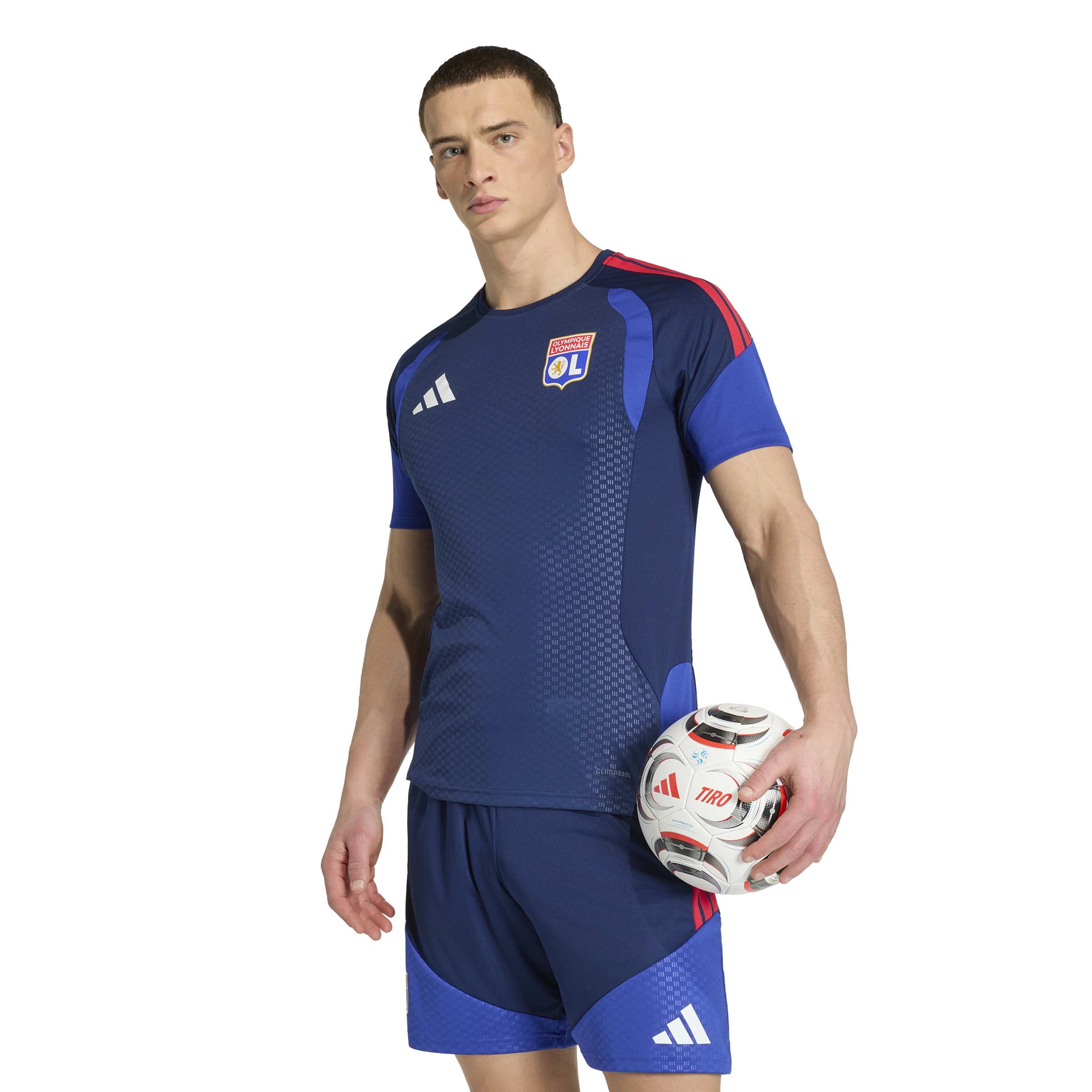 Adidas Olympique Lyon Trainingsset 2026-2027 Donkerblauw Blauw Rood Adidas Olympique Lyon Trainingsset 2026-2027 Donkerblauw Blauw Rood - Afbeelding 3
