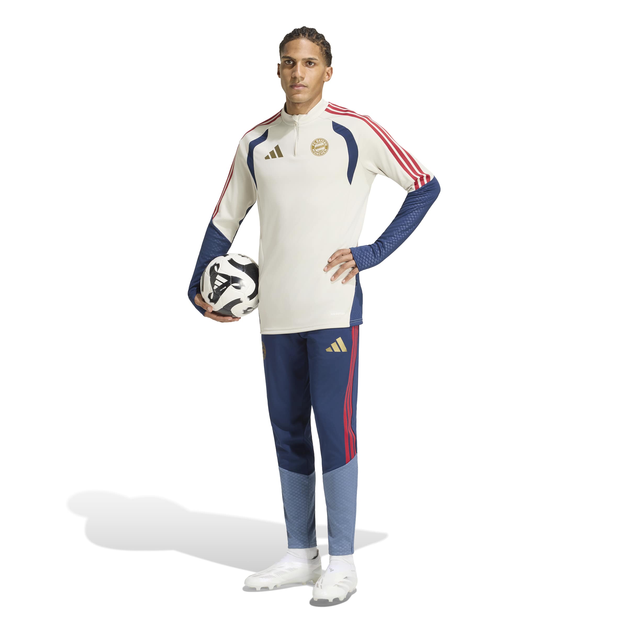 Adidas Bayern München Trainingsbroek 2026-2027 Donkerblauw Rood Goud Adidas Bayern München Trainingsbroek 2026-2027 Donkerblauw Rood Goud - foto 5