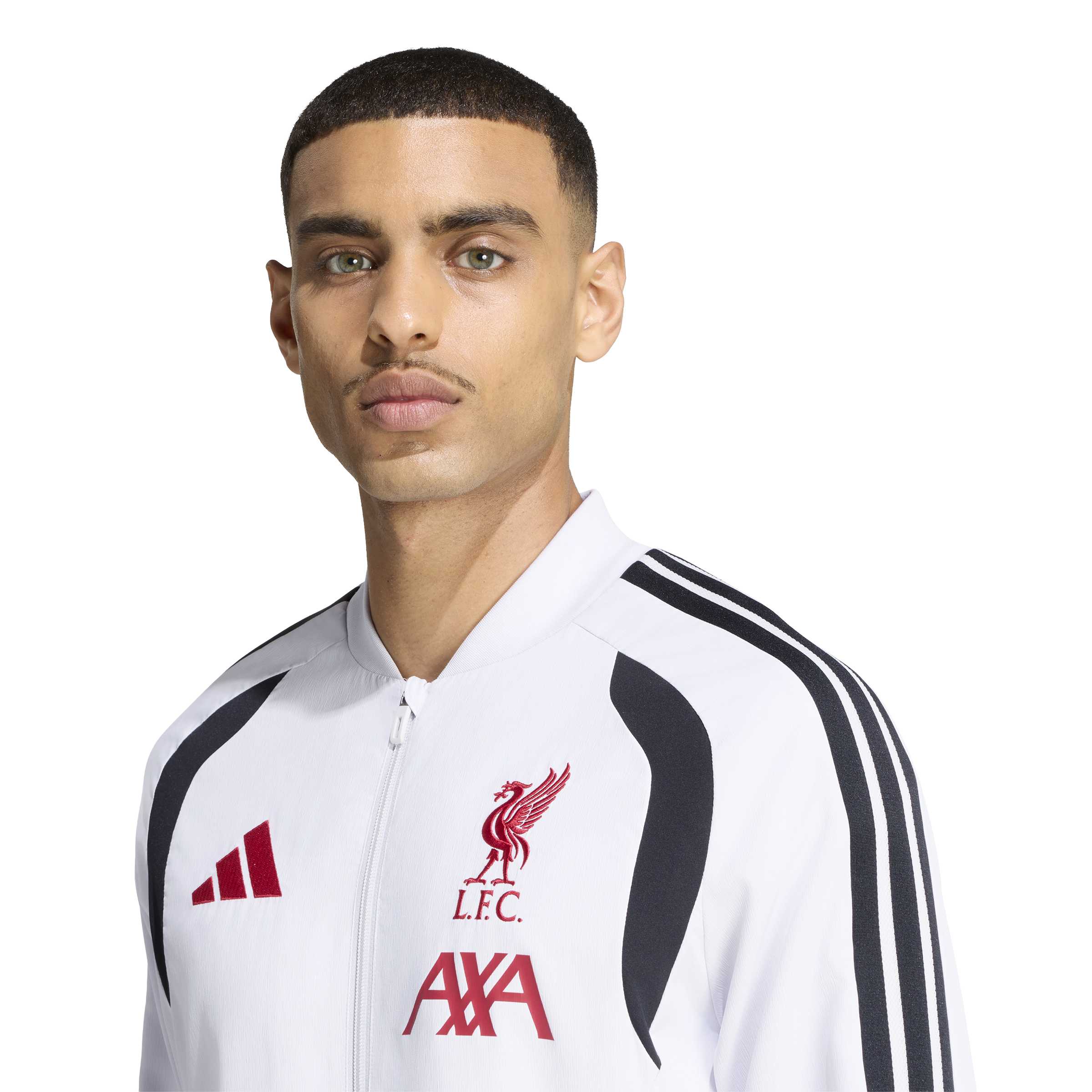 Adidas Liverpool Presentatie Trainingsjack 2026-2027 Wit Zwart Rood Adidas Liverpool Presentatie Trainingsjack 2026-2027 Wit Zwart Rood - foto 3