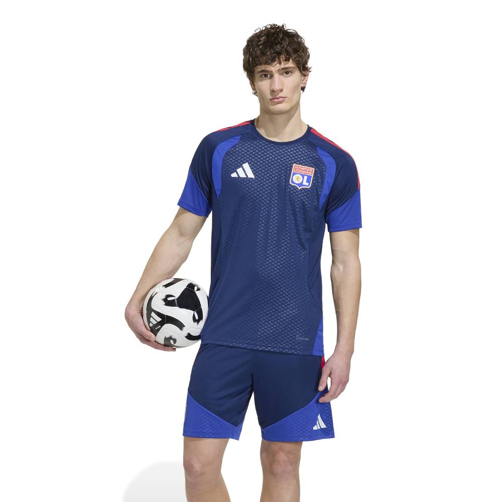 Adidas Olympique Lyon Trainingsset 2026-2027 Donkerblauw Blauw Rood Adidas Olympique Lyon Trainingsset 2026-2027 Donkerblauw Blauw Rood